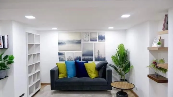 Seating area in 88 Living