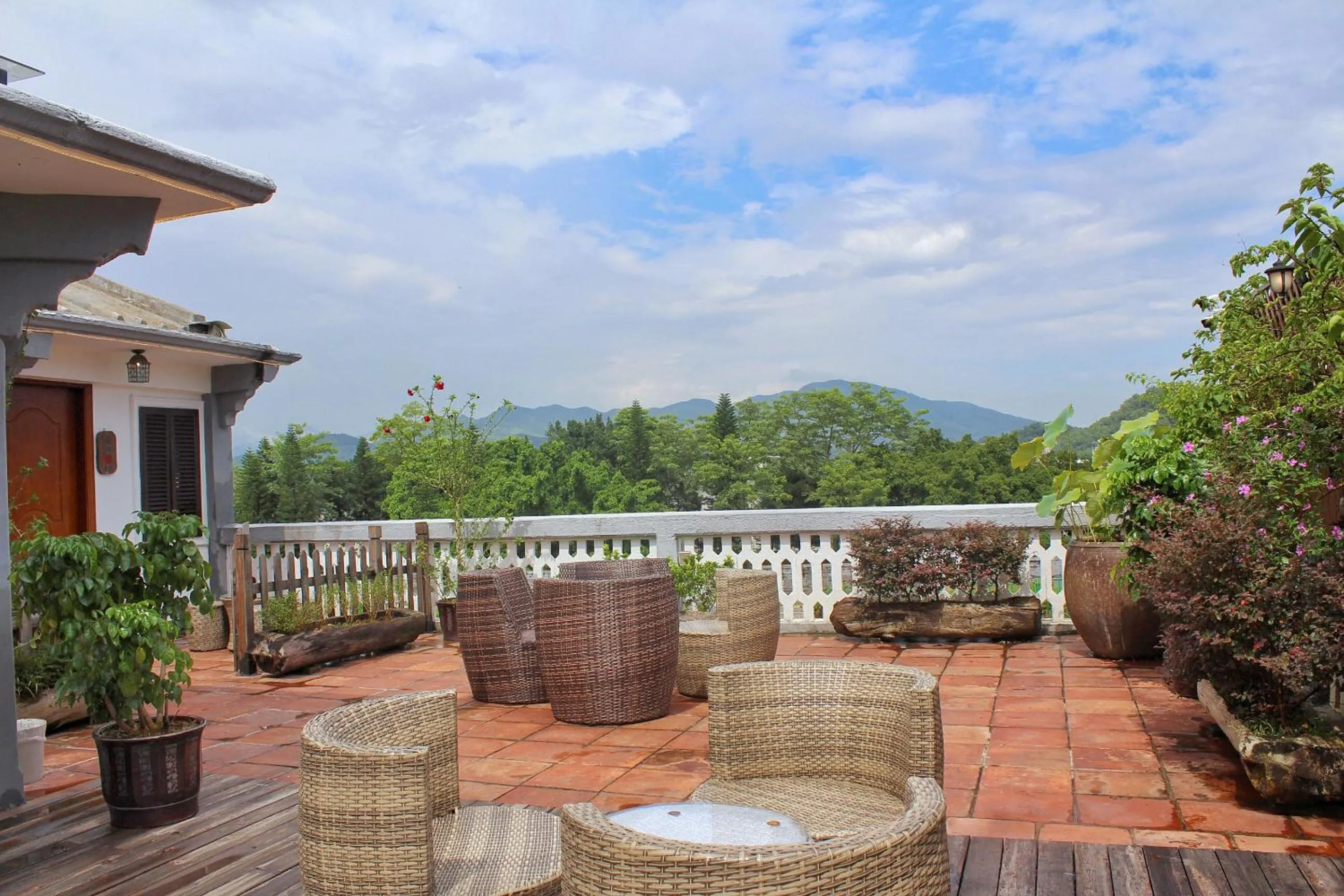 Balcony/Terrace in Mumian inn