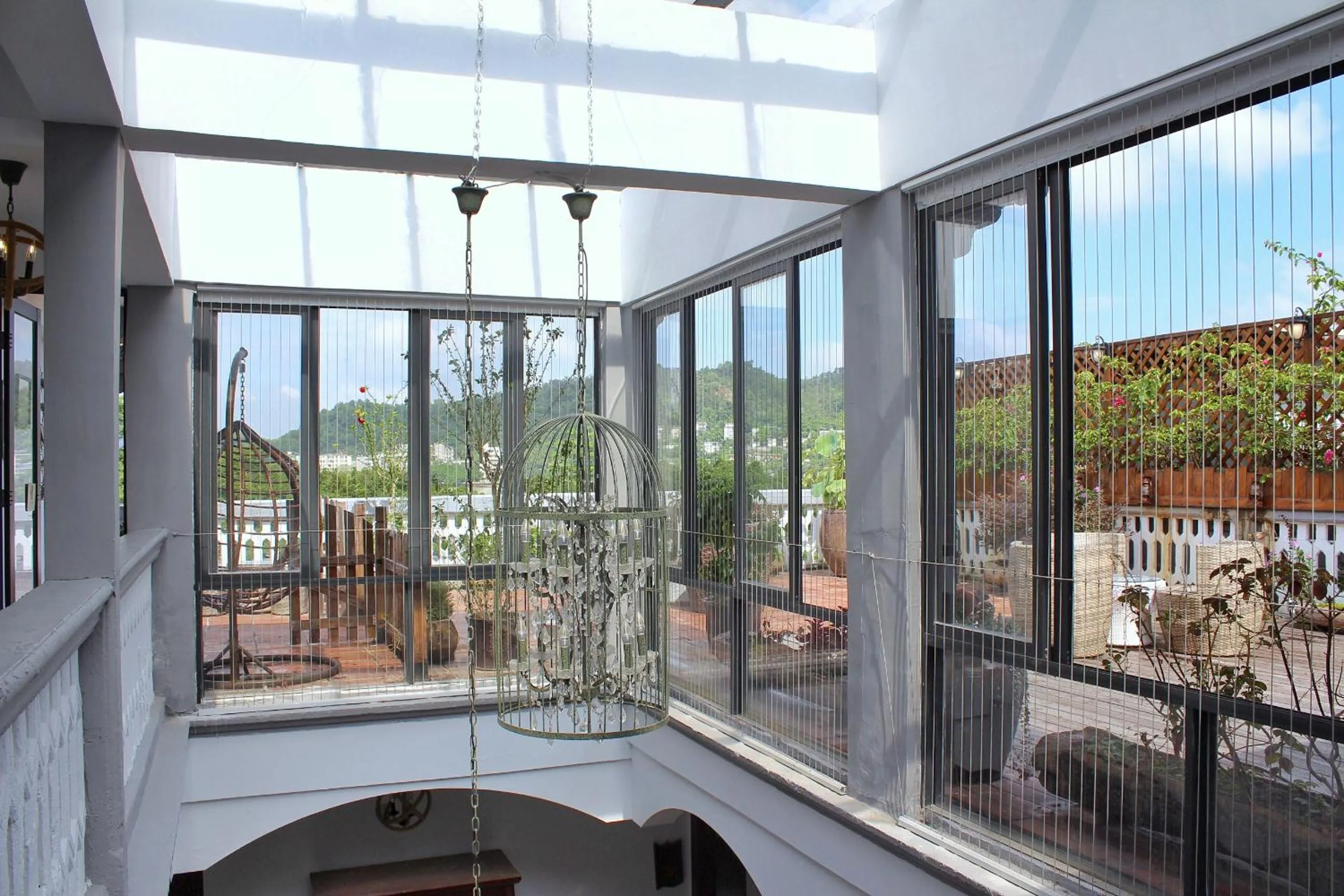 Garden view in Mumian inn