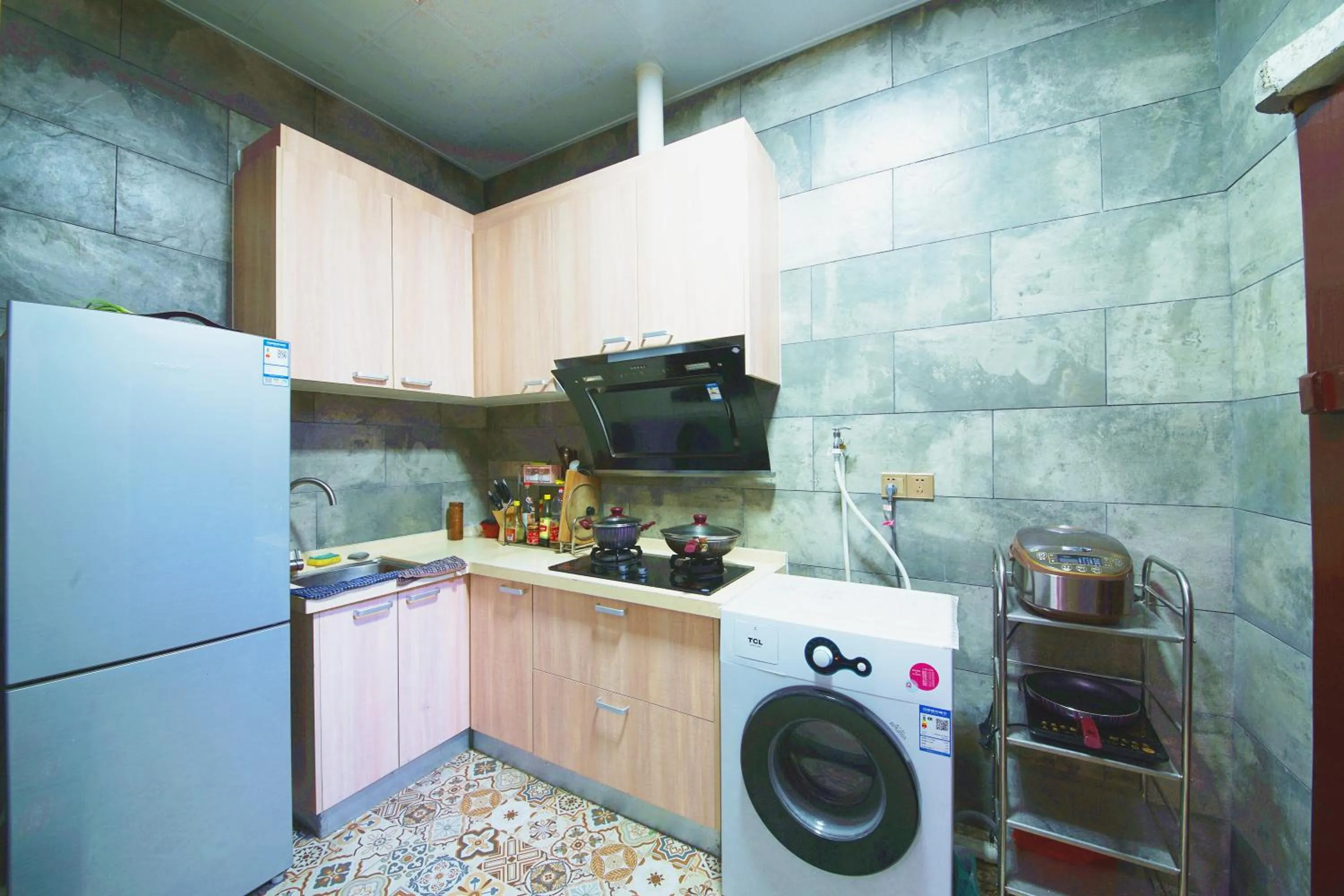 Kitchen or kitchenette in Mumian inn