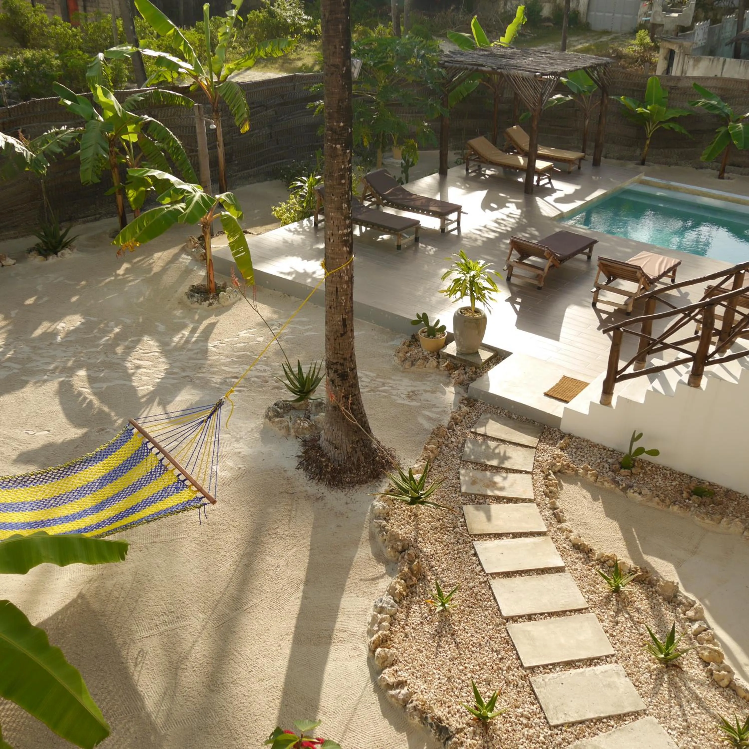 Garden view in Villa Huruma