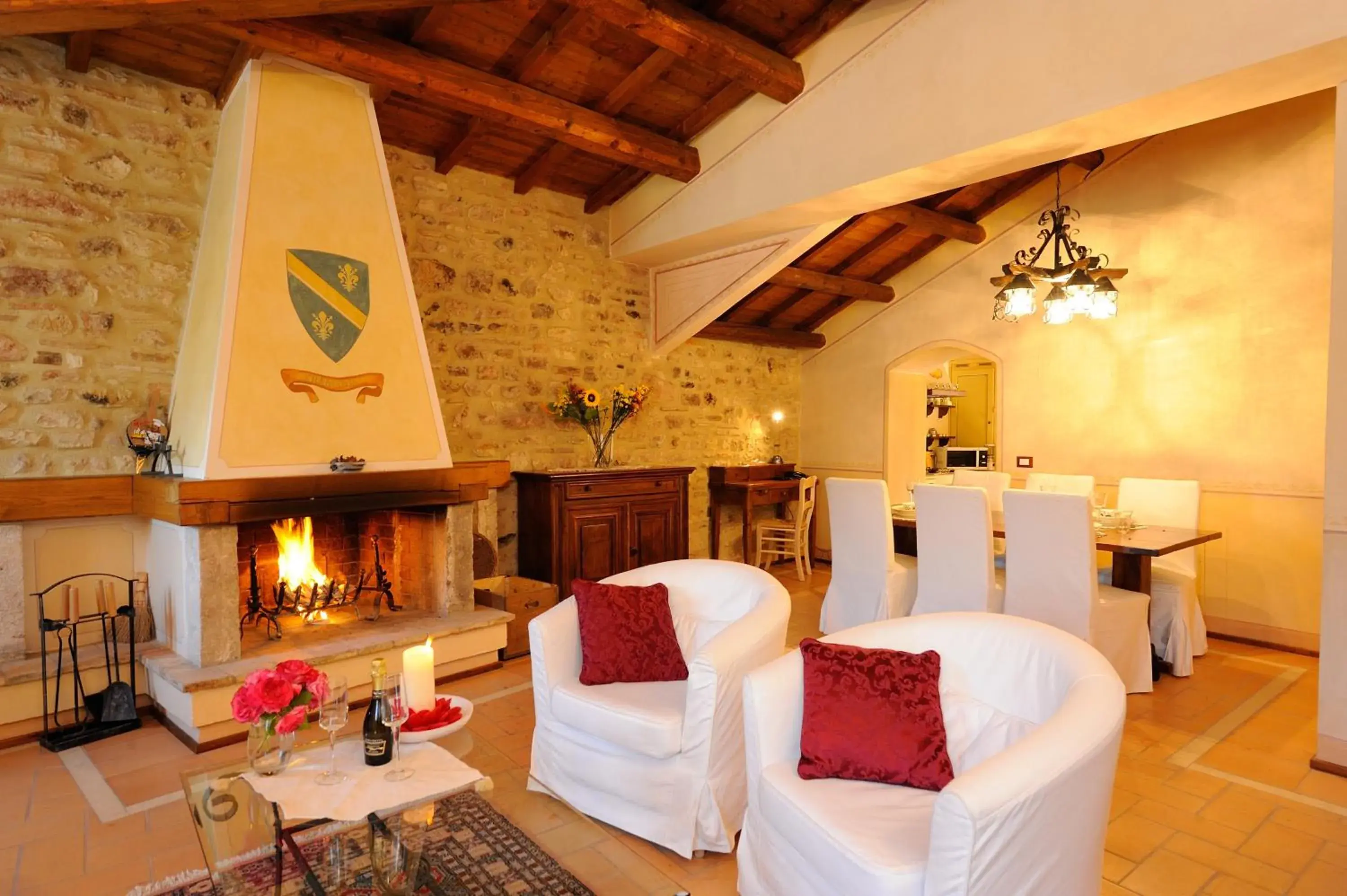 Living room in Torre Del Nera Albergo diffuso & Spa Living room in Torre Del Nera Albergo diffuso & Spa