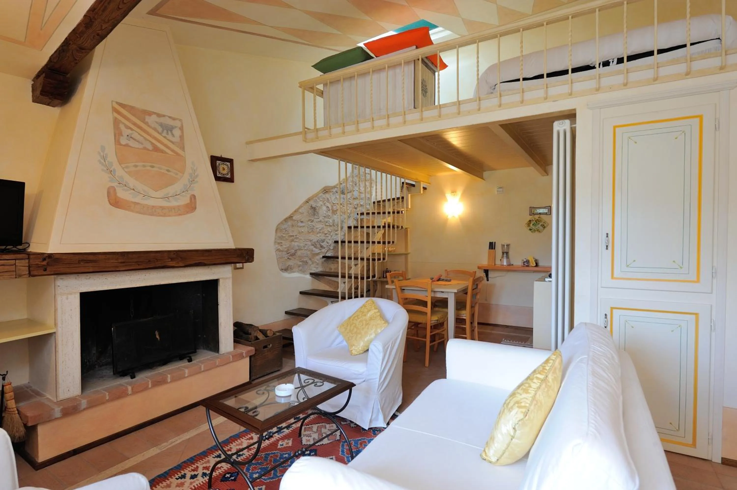 Living room in Torre Del Nera Albergo diffuso & Spa