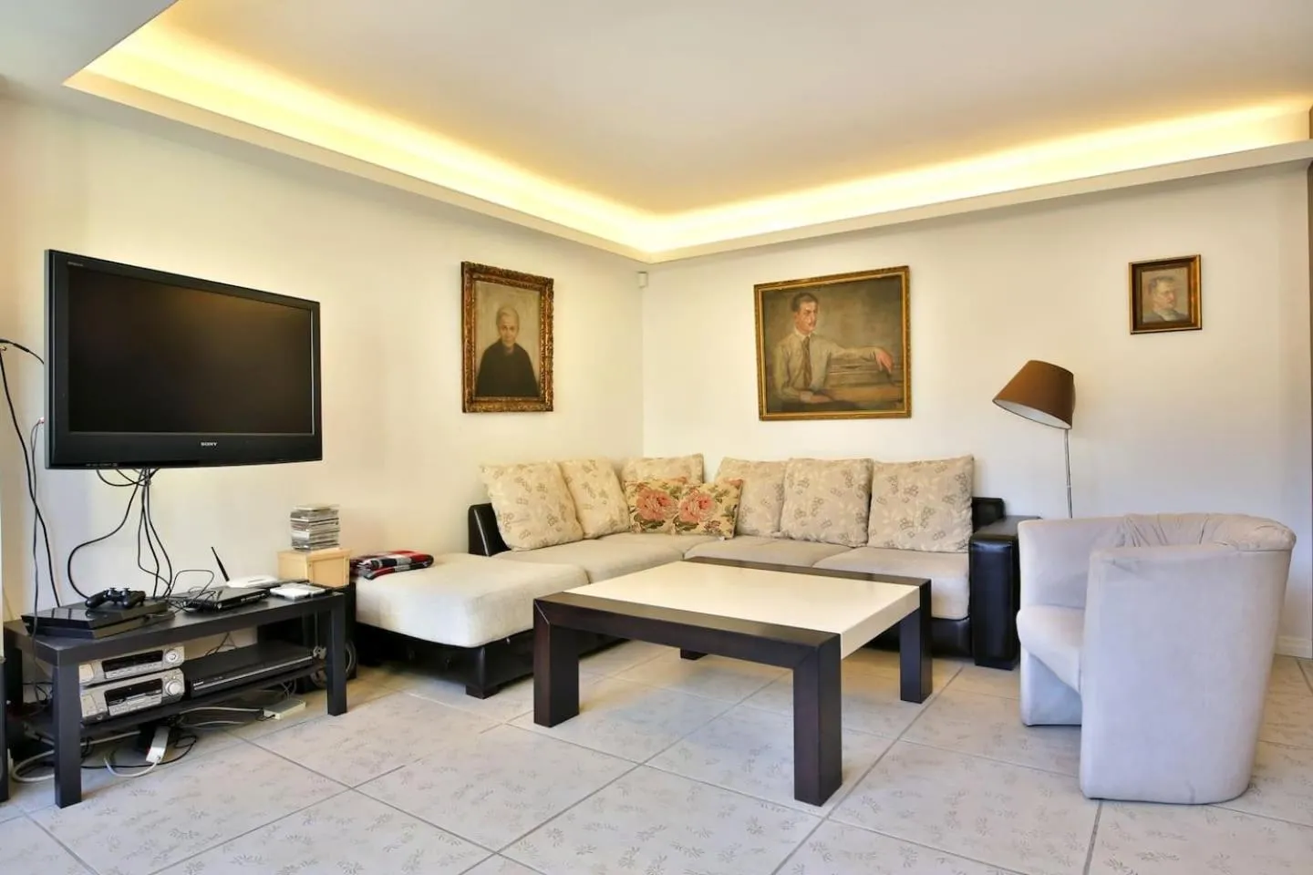 Living room in Portofino Apartment