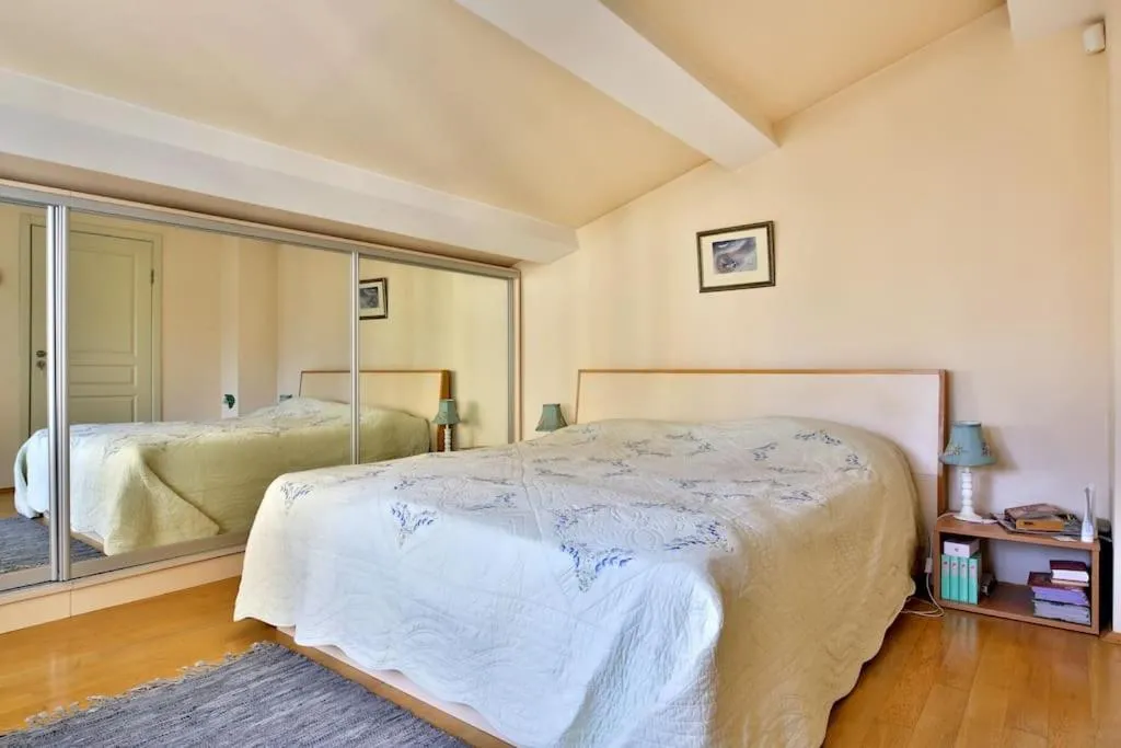 Bedroom, Bed in Portofino Apartment