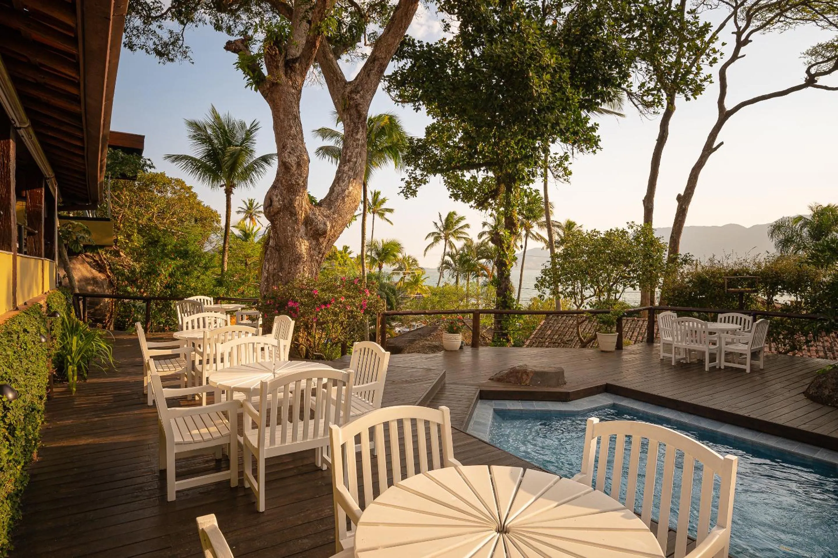 Pool view in Porto Pacuíba Hotel