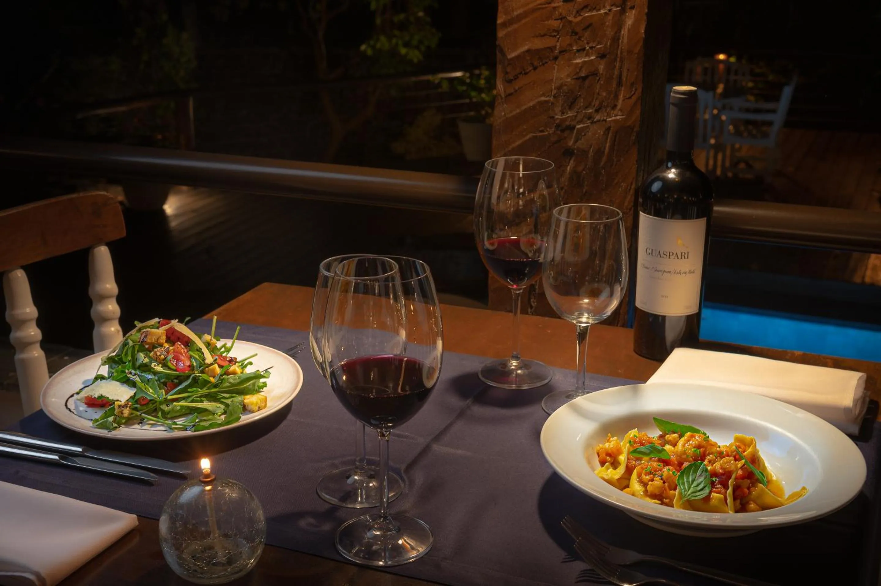 Dinner in Porto Pacuíba Hotel