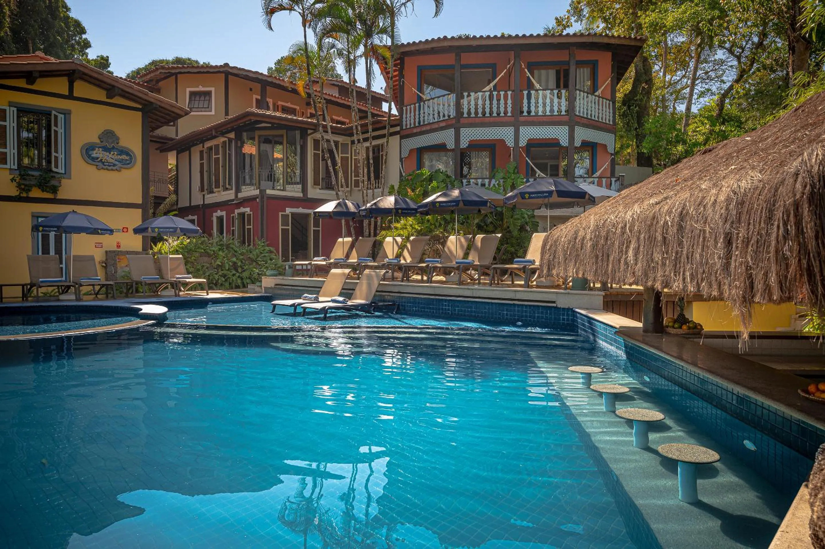 Pool view in Porto Pacuíba Hotel