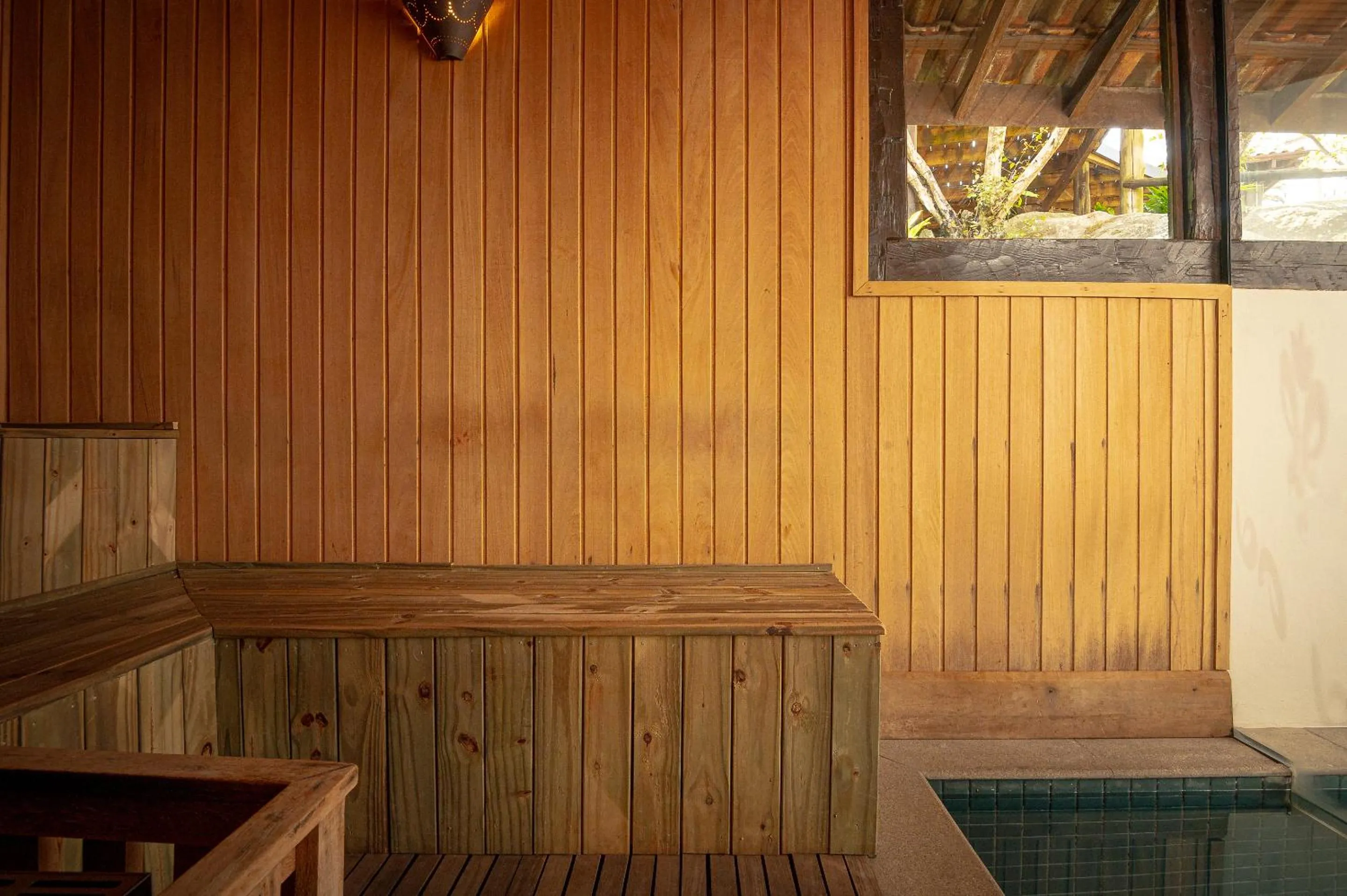 Sauna in Porto Pacuíba Hotel