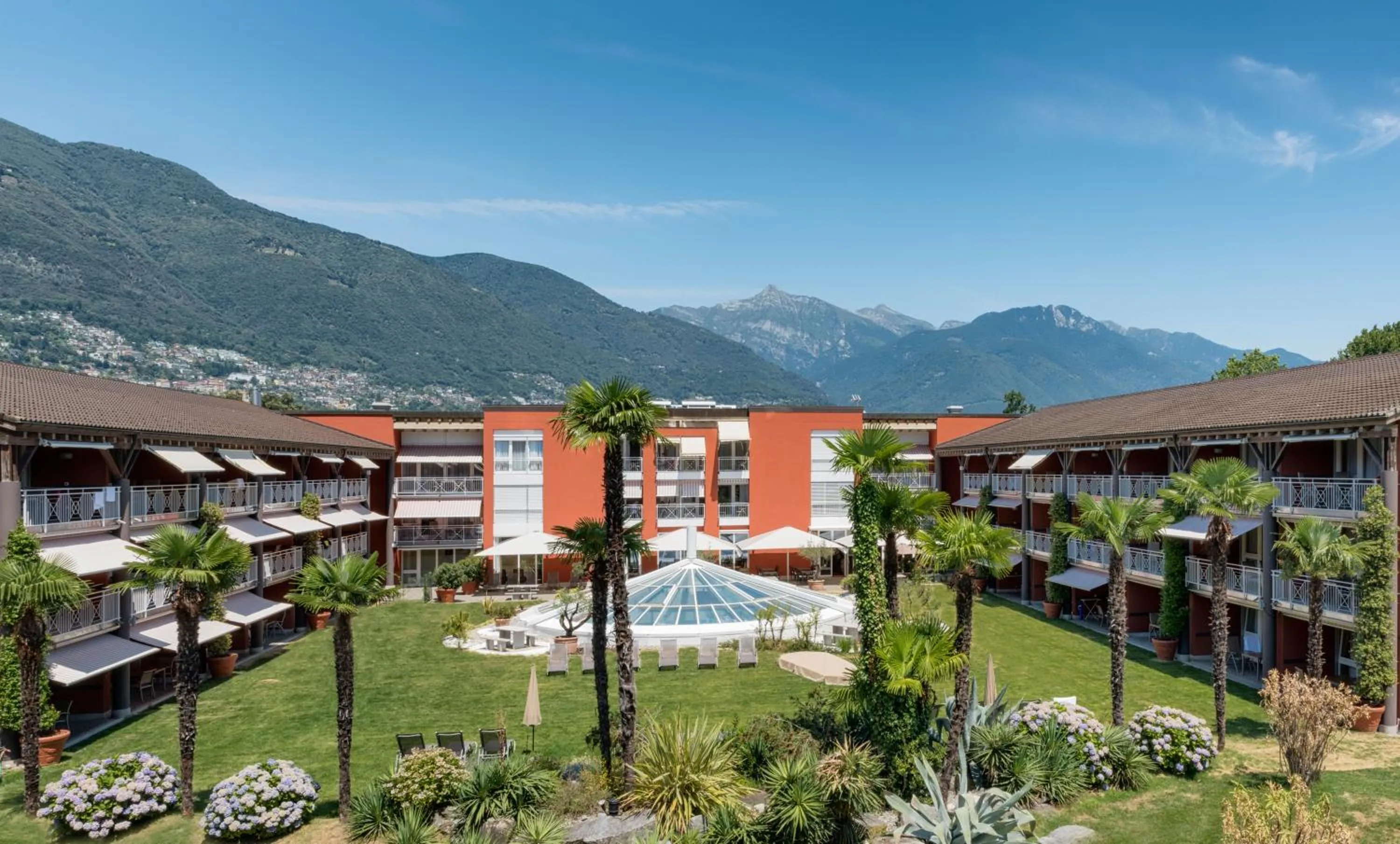 Property building in Hapimag Resort Ascona