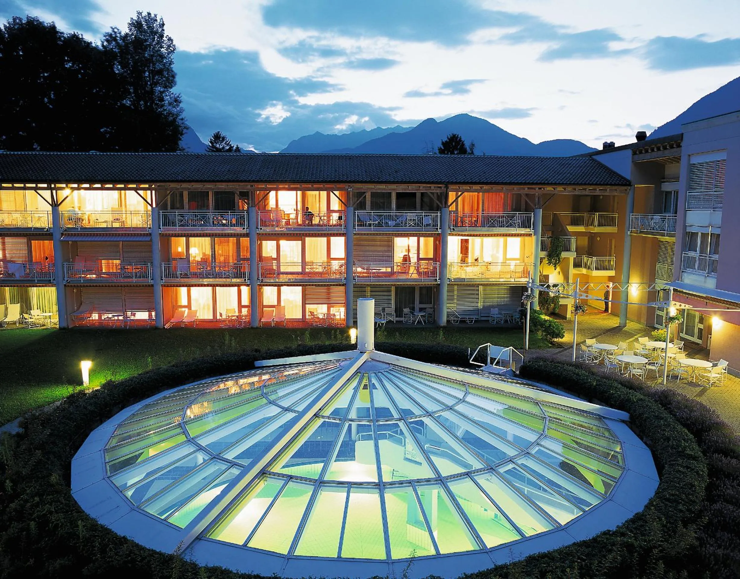 Property building in Hapimag Resort Ascona