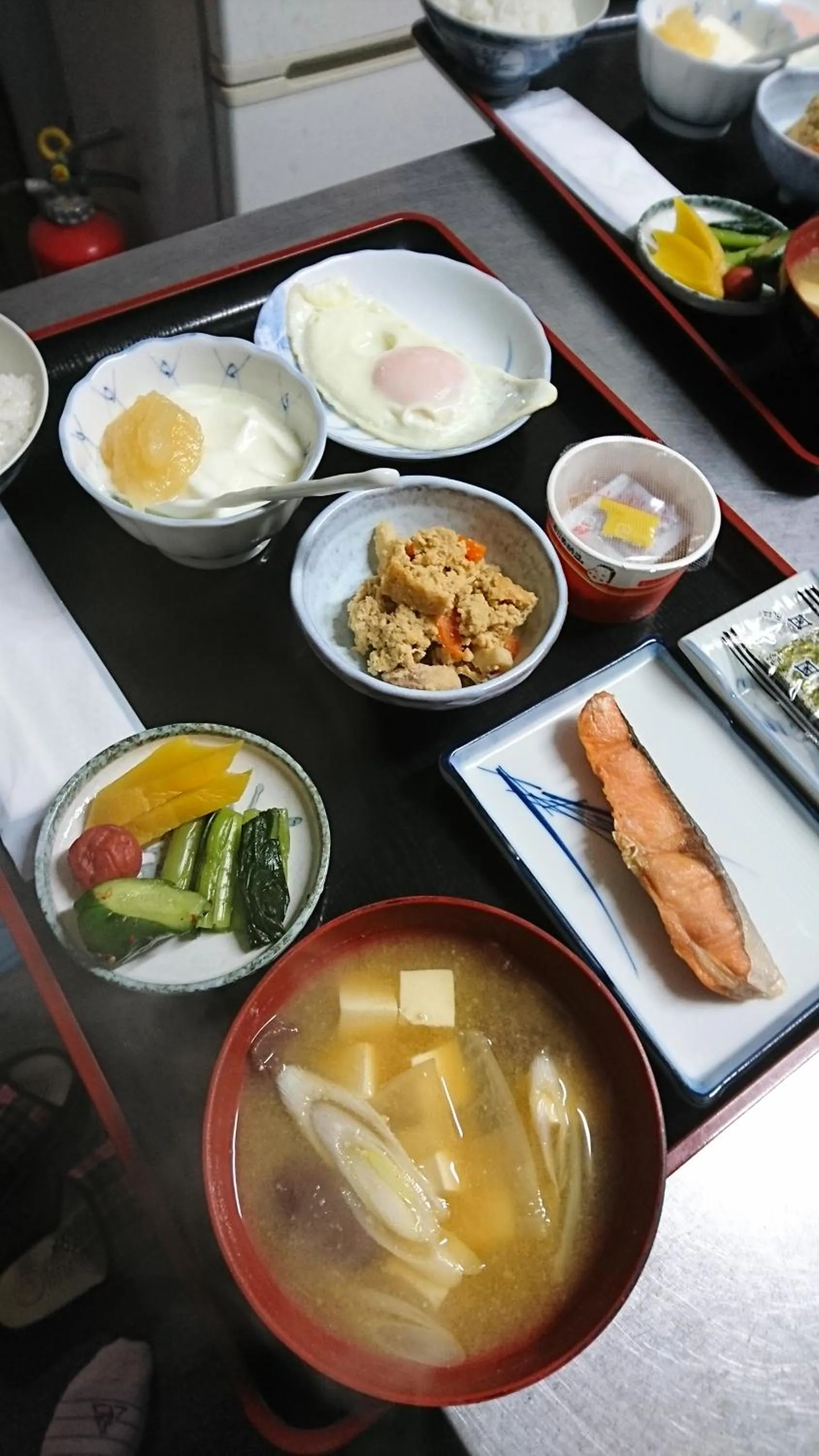 Breakfast in Minshuku Yurika