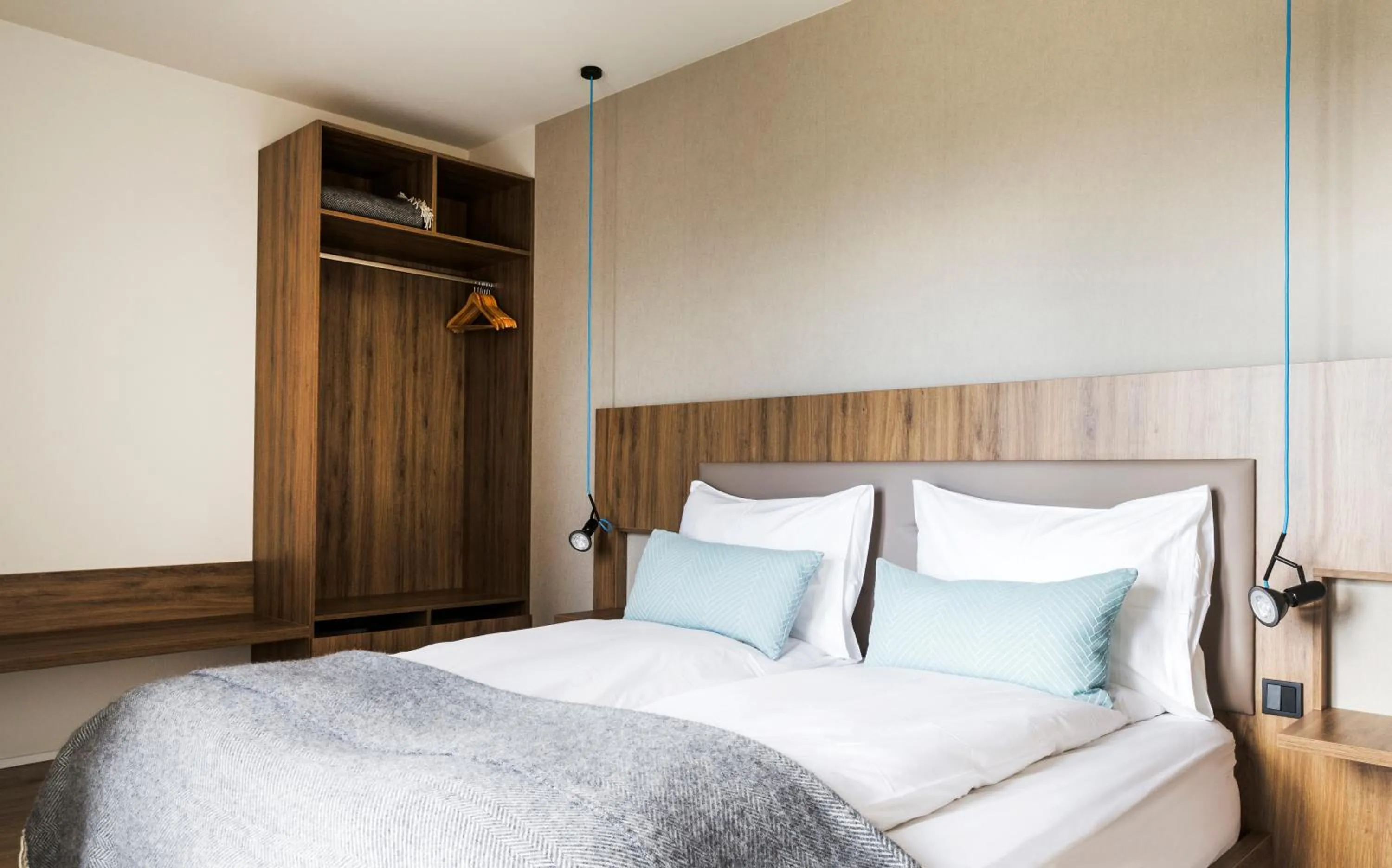 Bedroom, Bed in Hotel Berg by Keflavik Airport