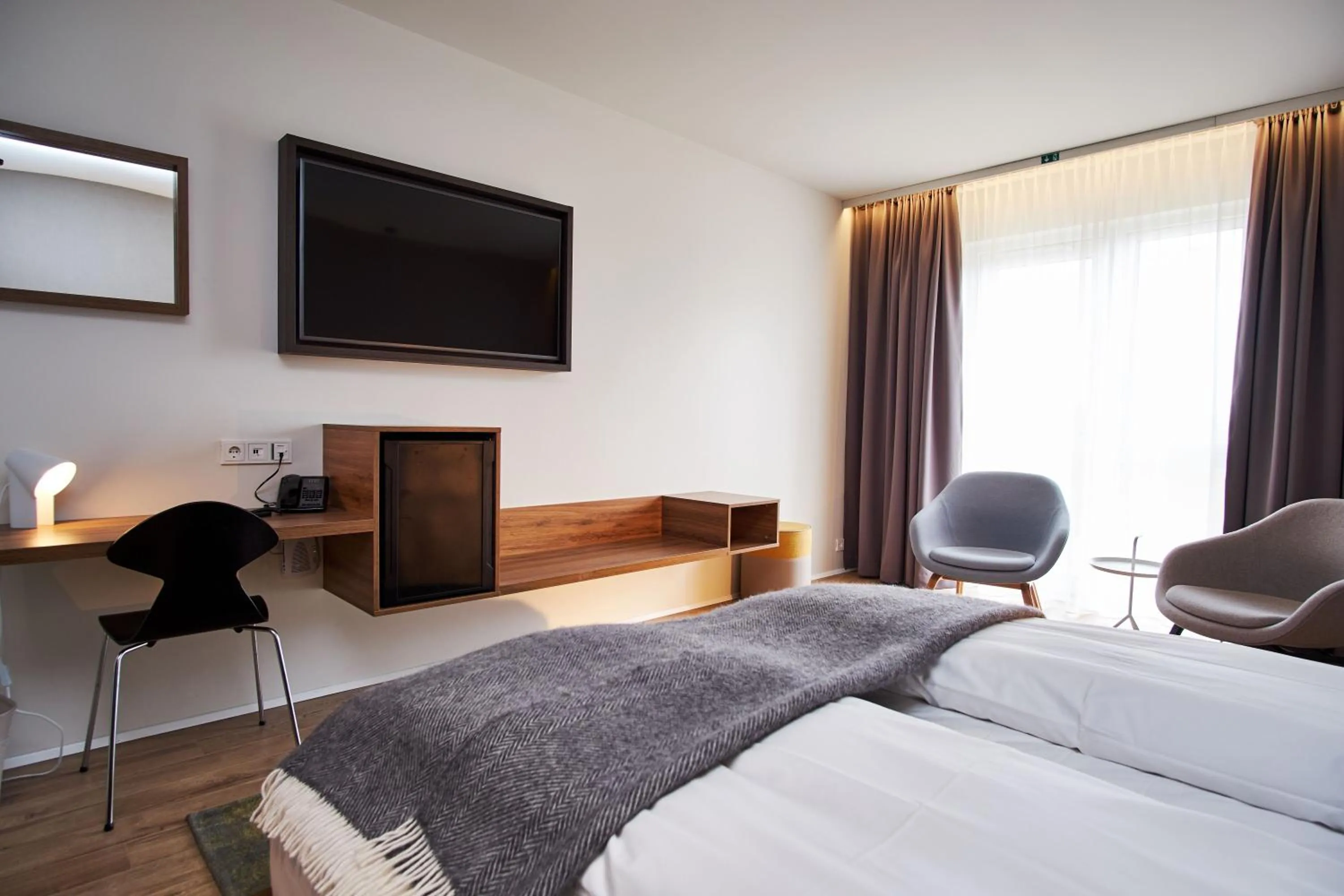 Bed in Hotel Berg by Keflavik Airport