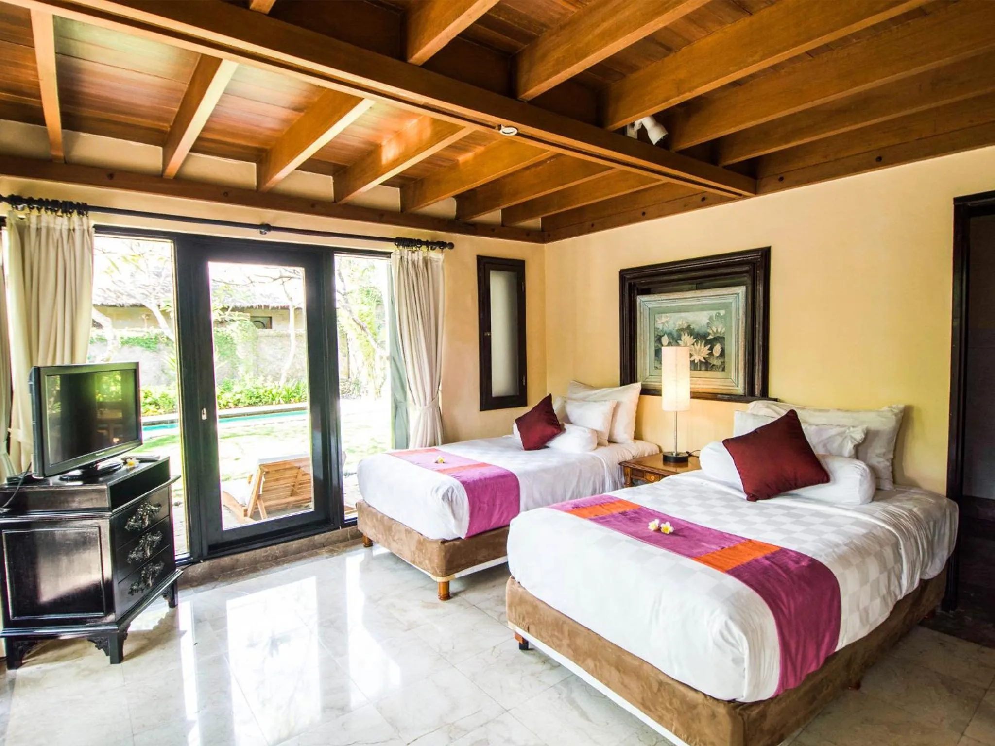 Bed in The Royal Beach Seminyak Bali
