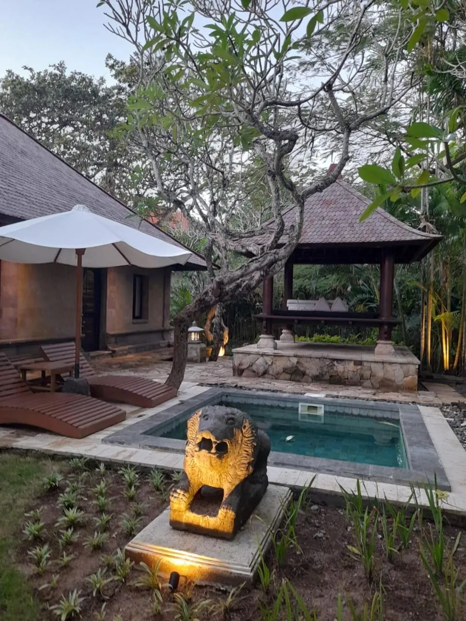 Pool view in The Royal Beach Seminyak Bali