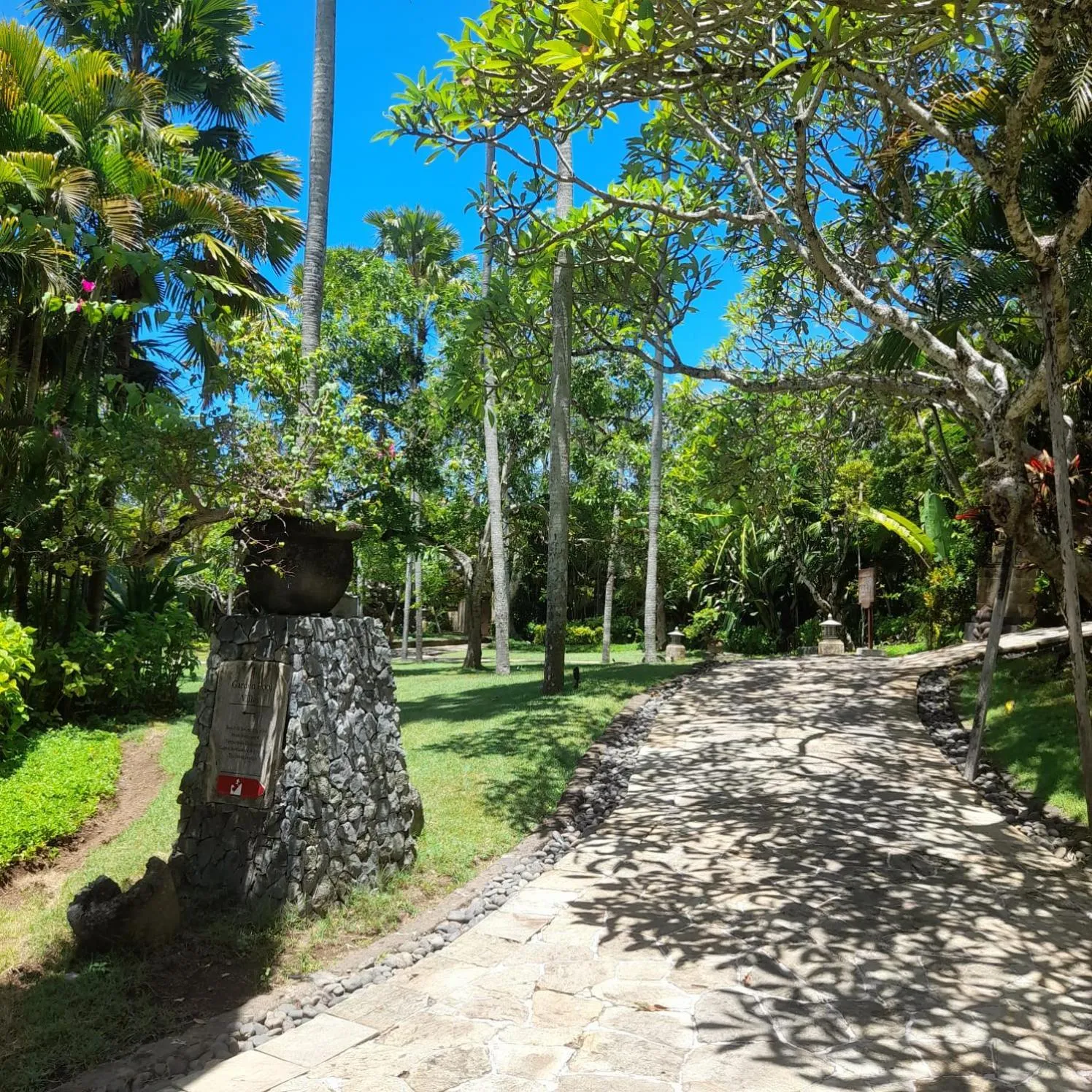Garden view in The Royal Beach Seminyak Bali