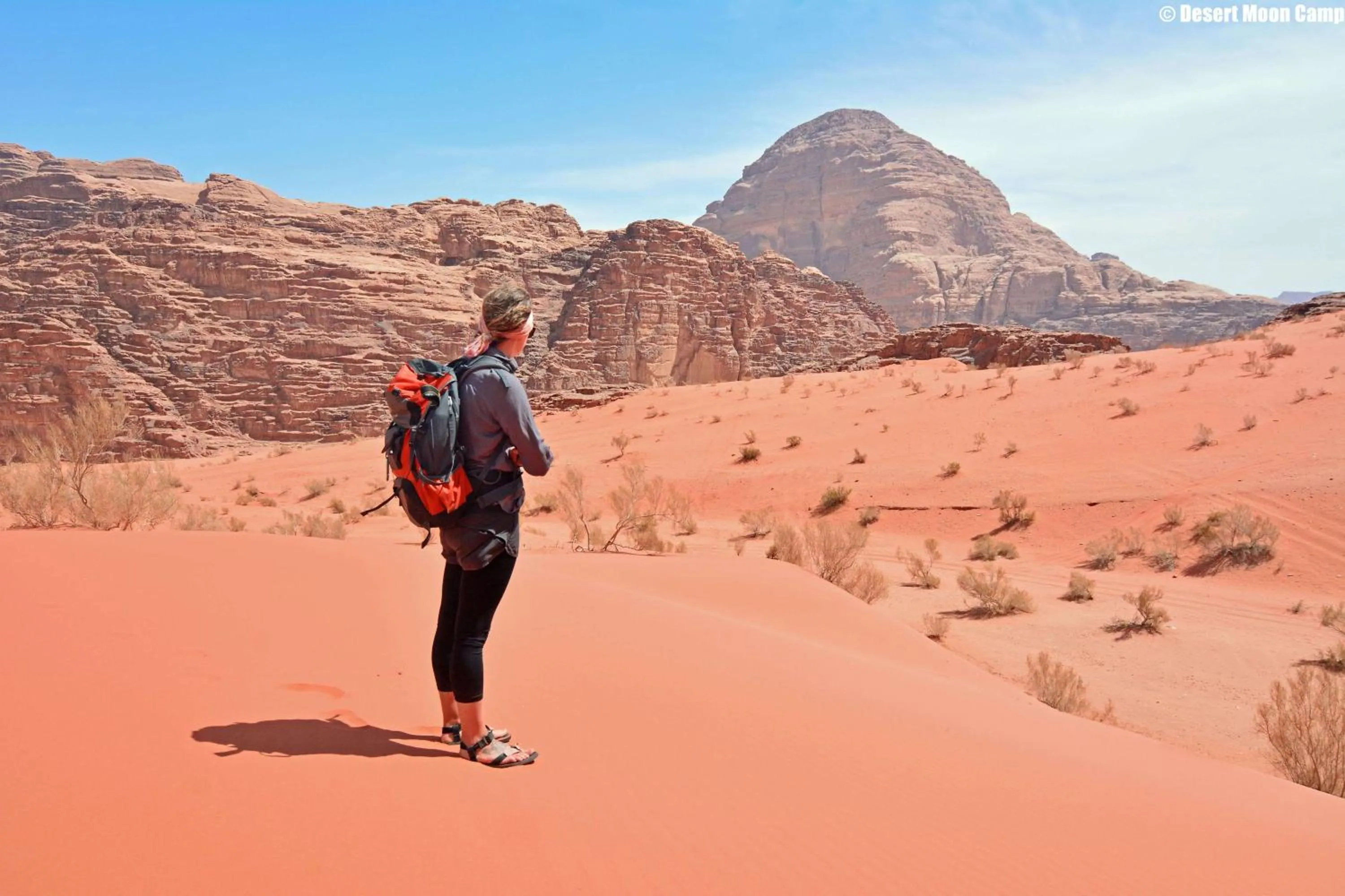 People in Desert Moon Camp