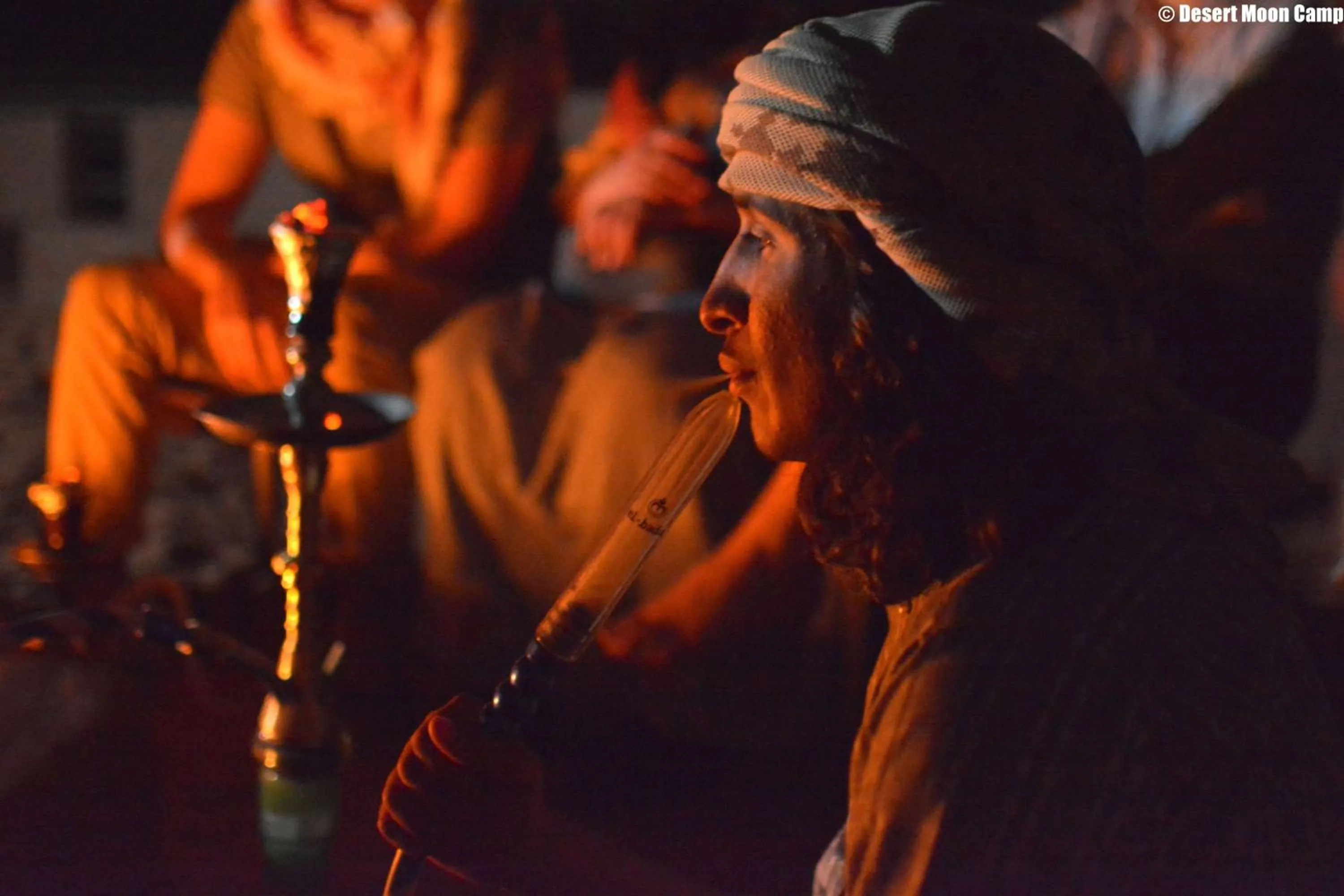 People in Desert Moon Camp