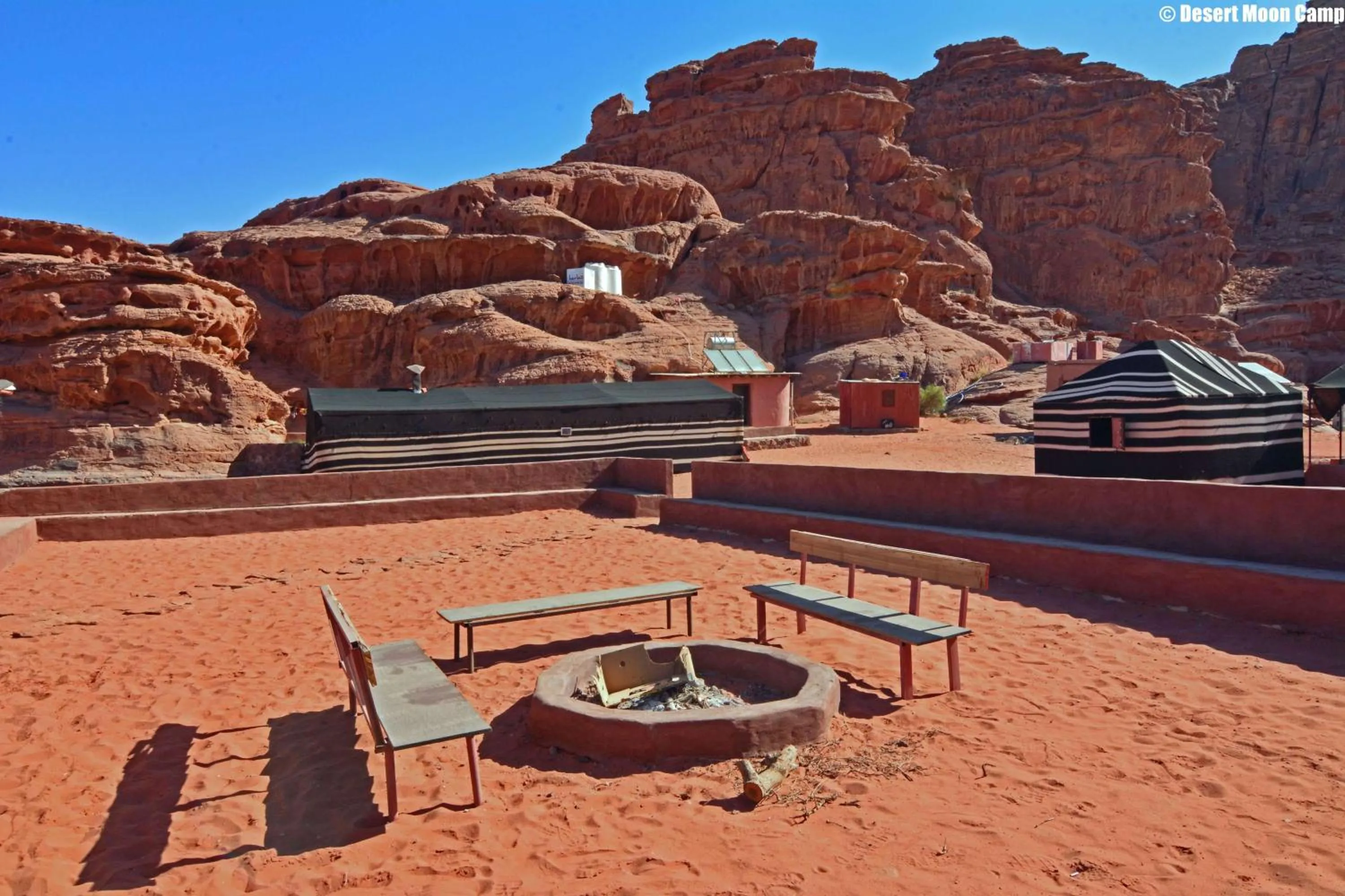 Natural landscape in Desert Moon Camp