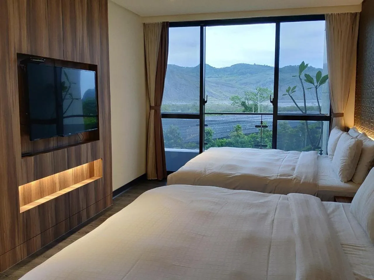 Bed in Tan Villa