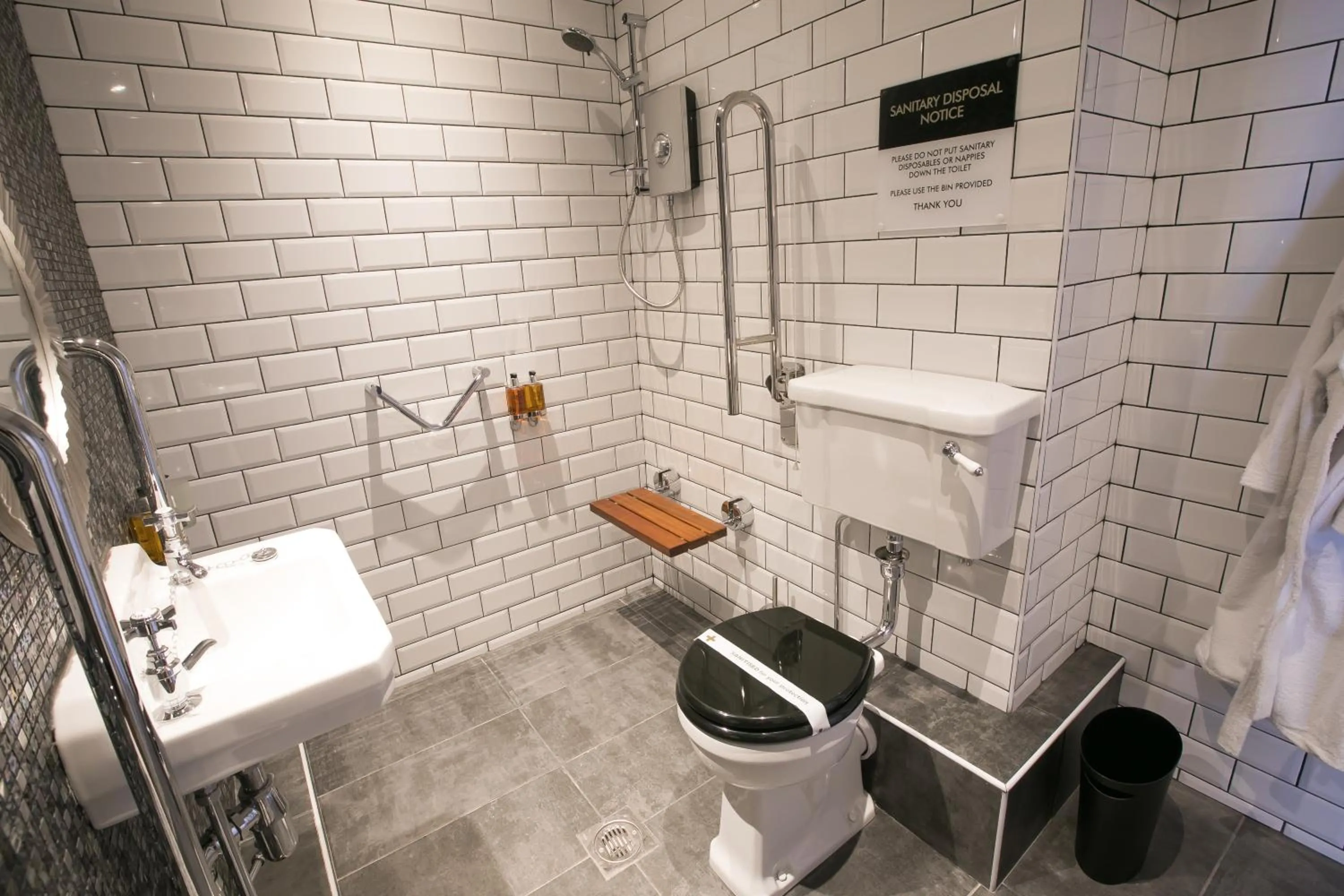 Shower in Apartments at Number 10 The Abbey