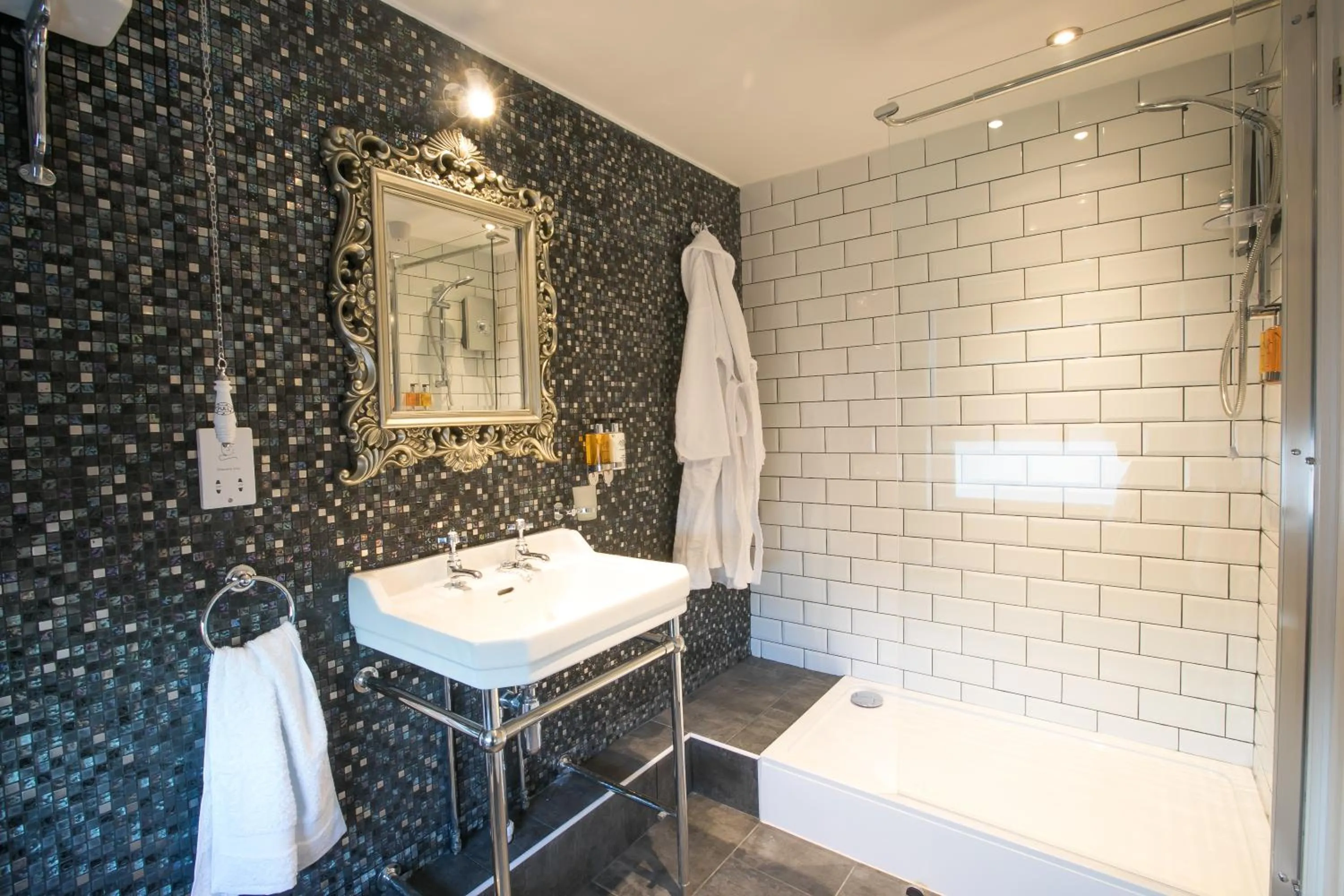 Shower in Apartments at Number 10 The Abbey