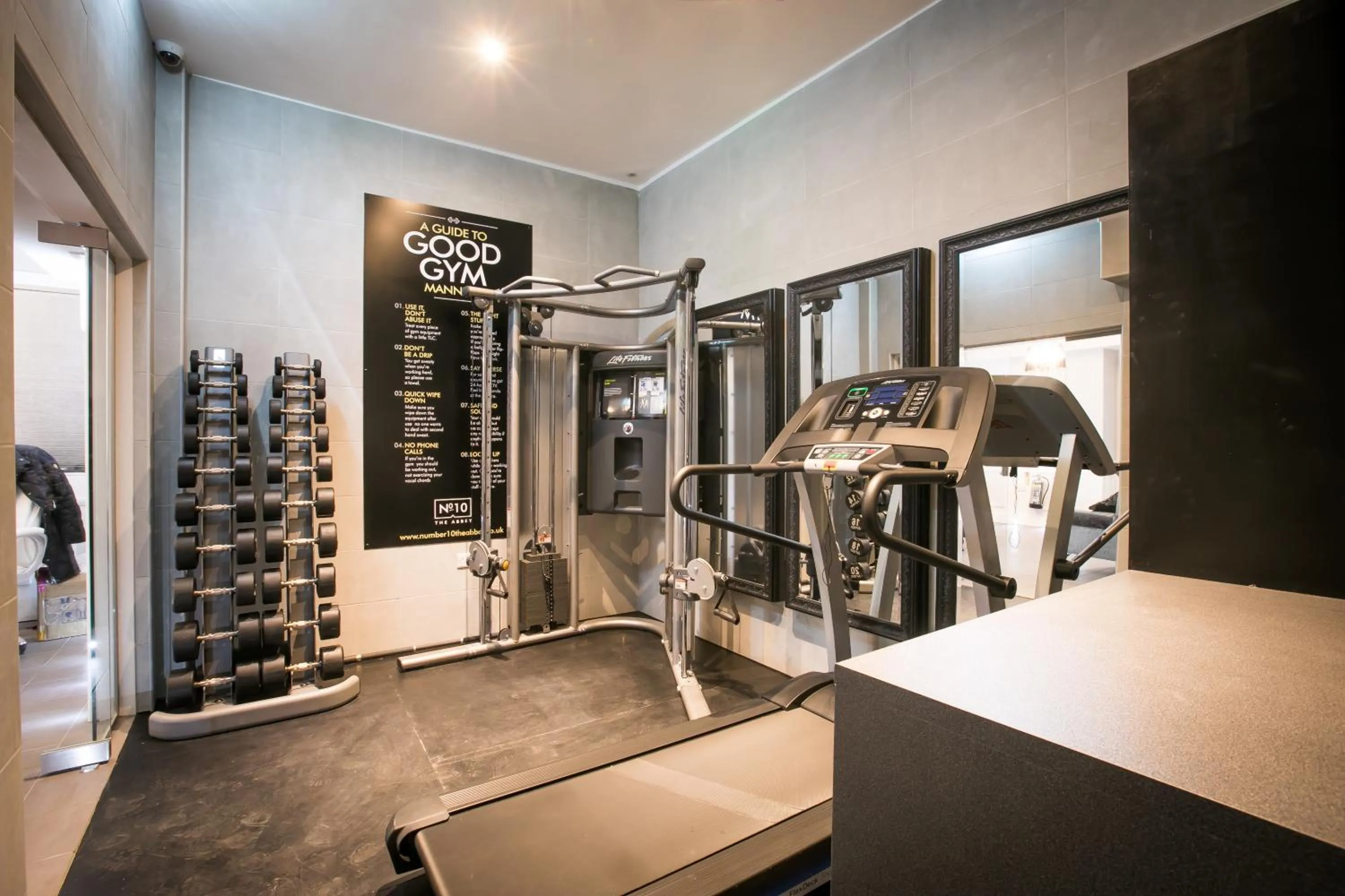 Fitness centre/facilities in Apartments at Number 10 The Abbey
