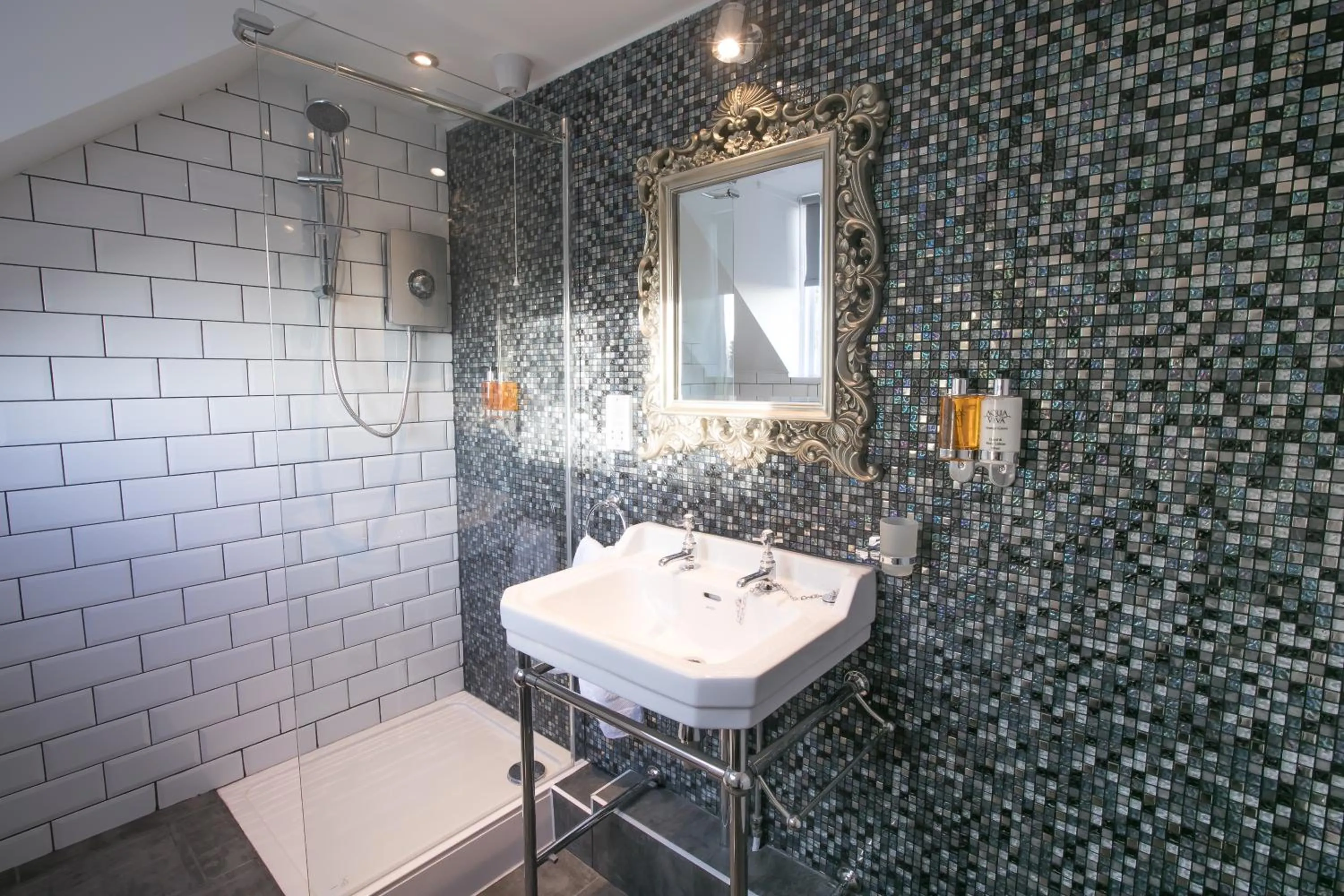 Shower in Apartments at Number 10 The Abbey