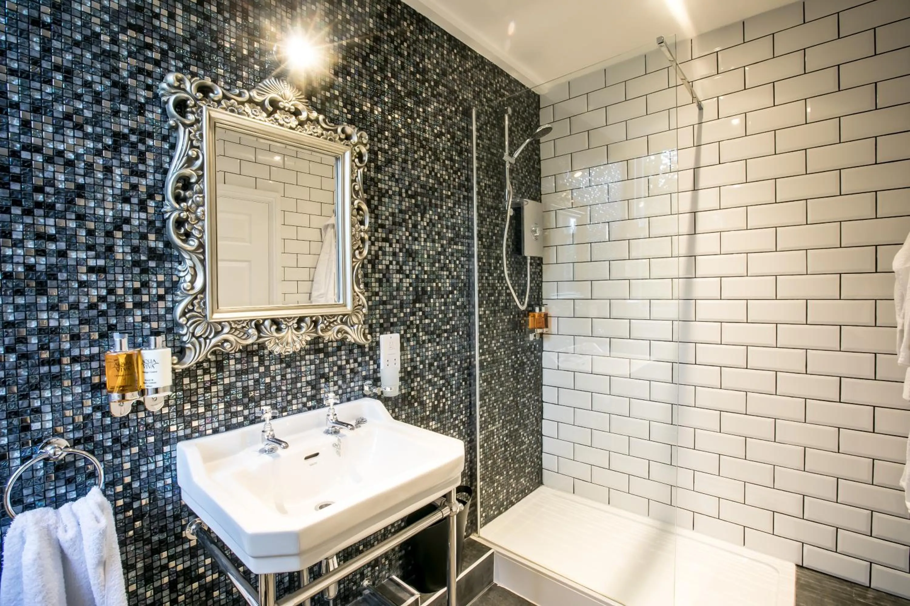 Shower in Apartments at Number 10 The Abbey