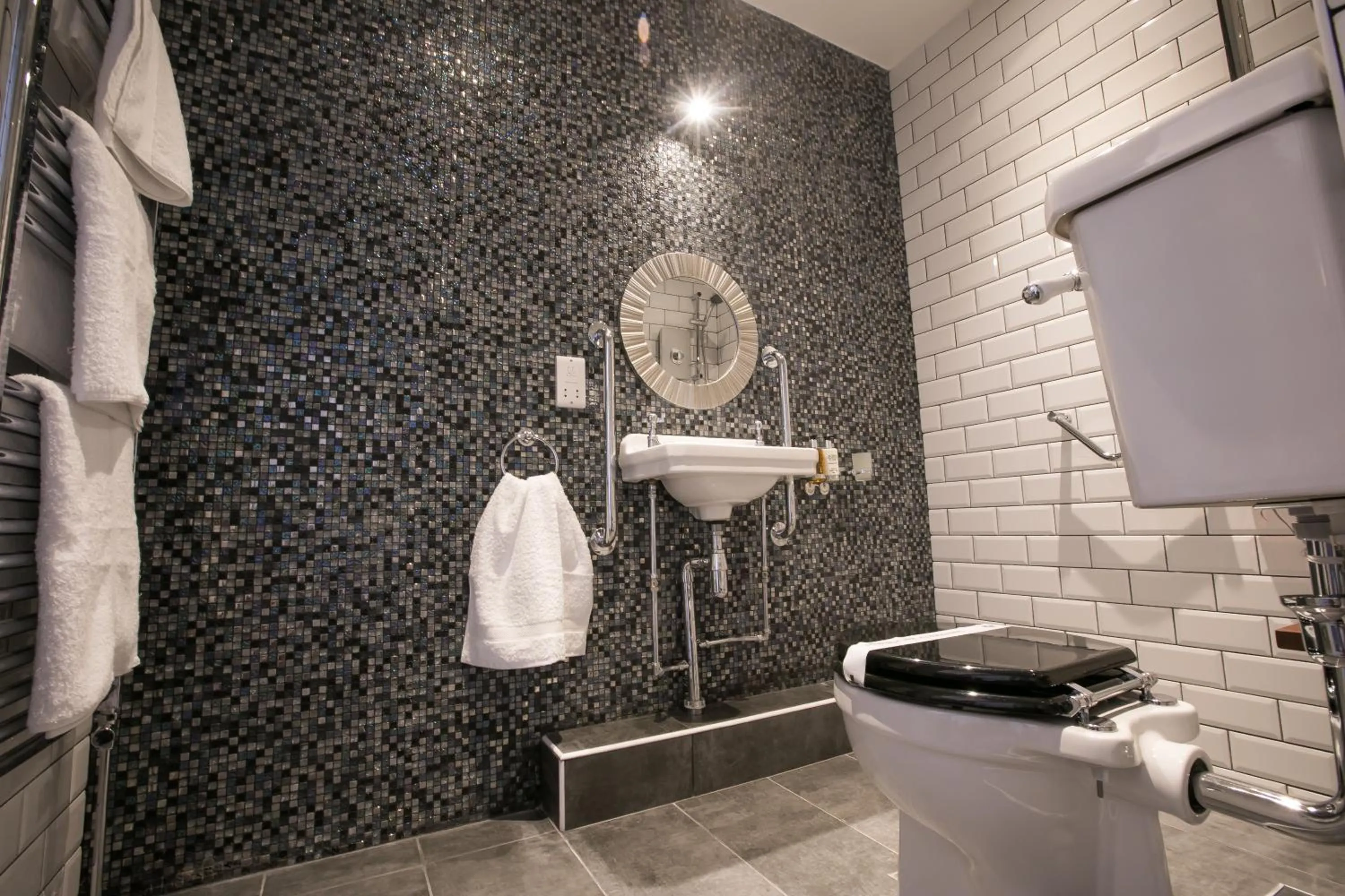 Shower in Apartments at Number 10 The Abbey