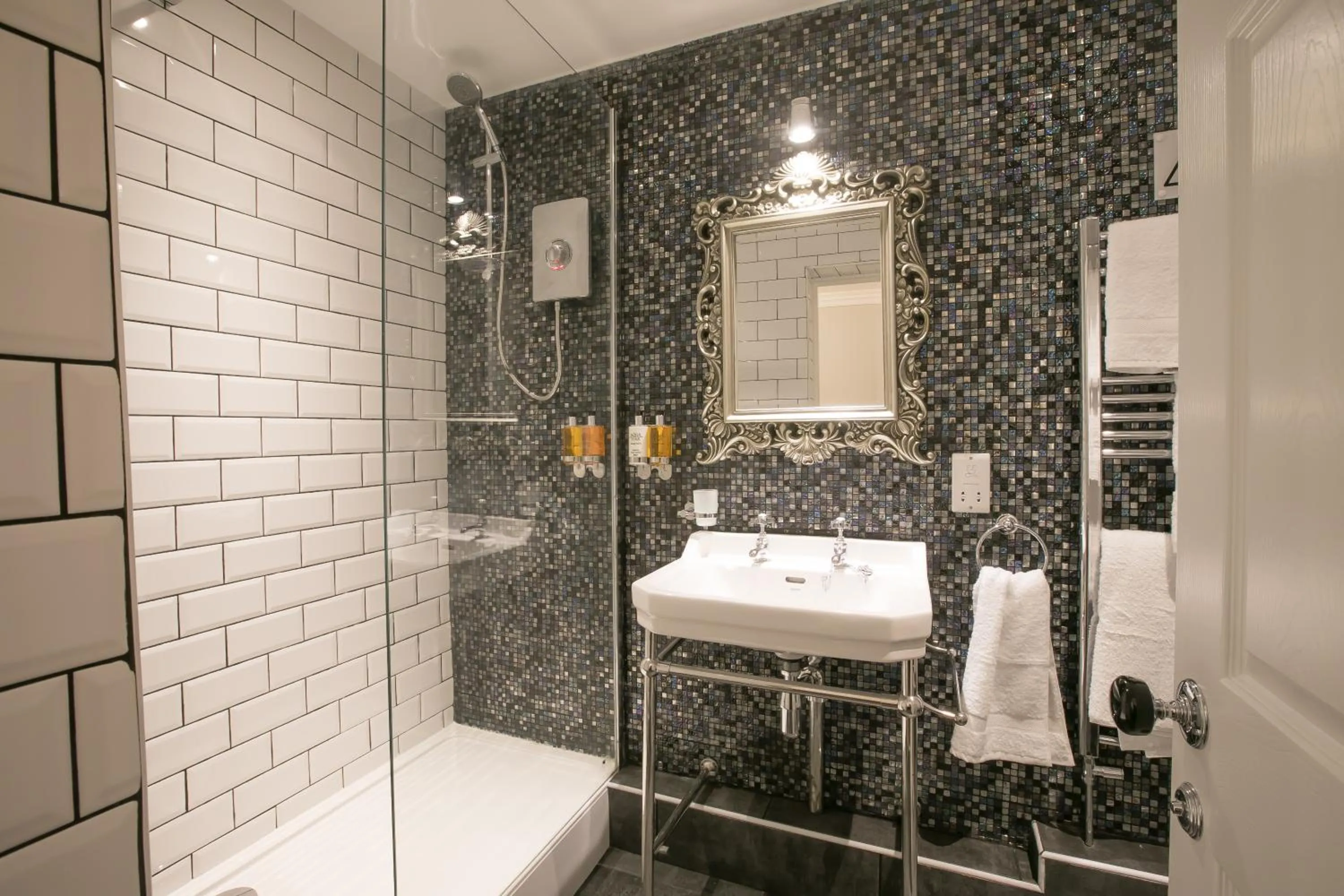 Shower in Apartments at Number 10 The Abbey