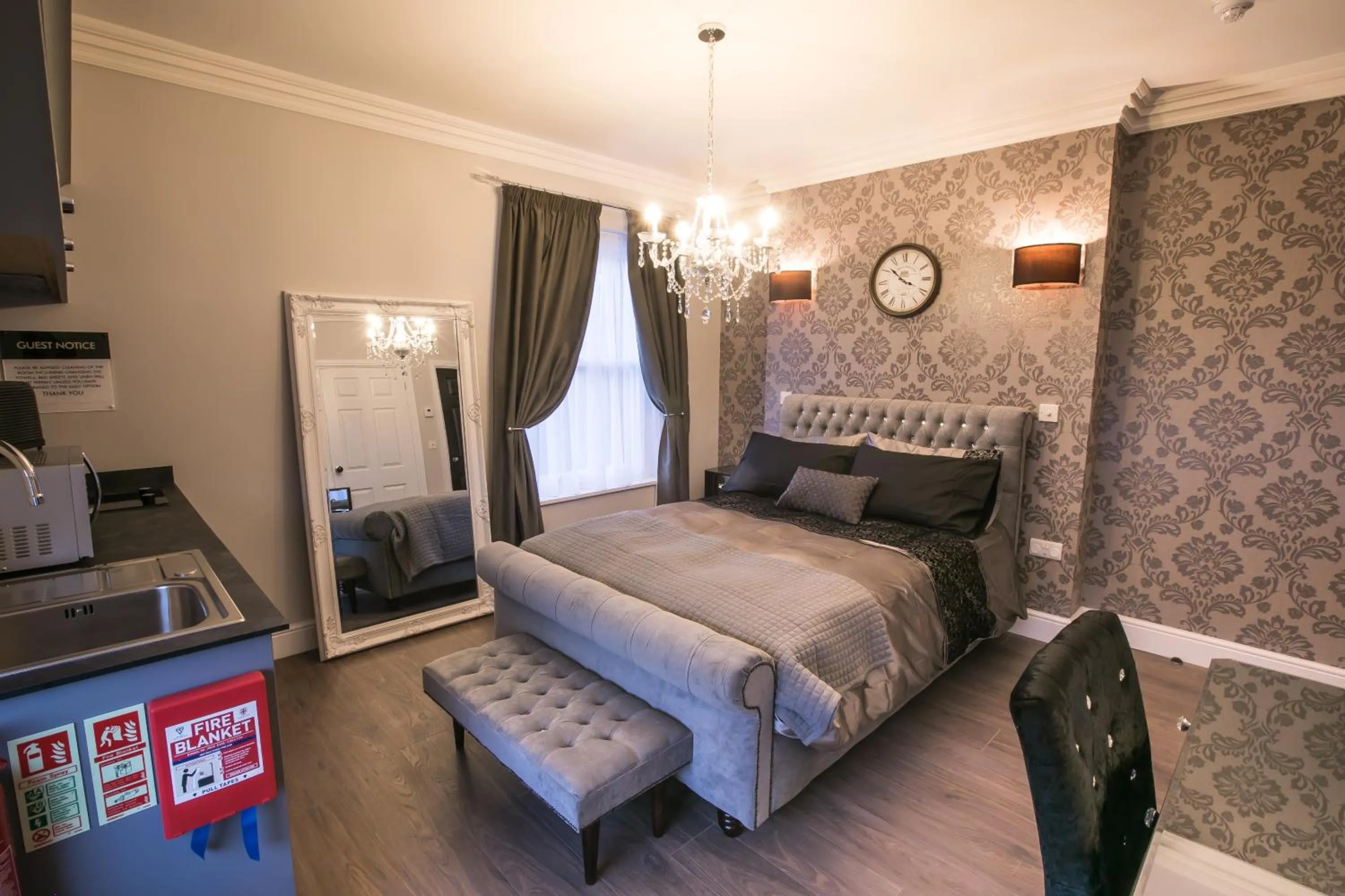 Bed in Apartments at Number 10 The Abbey