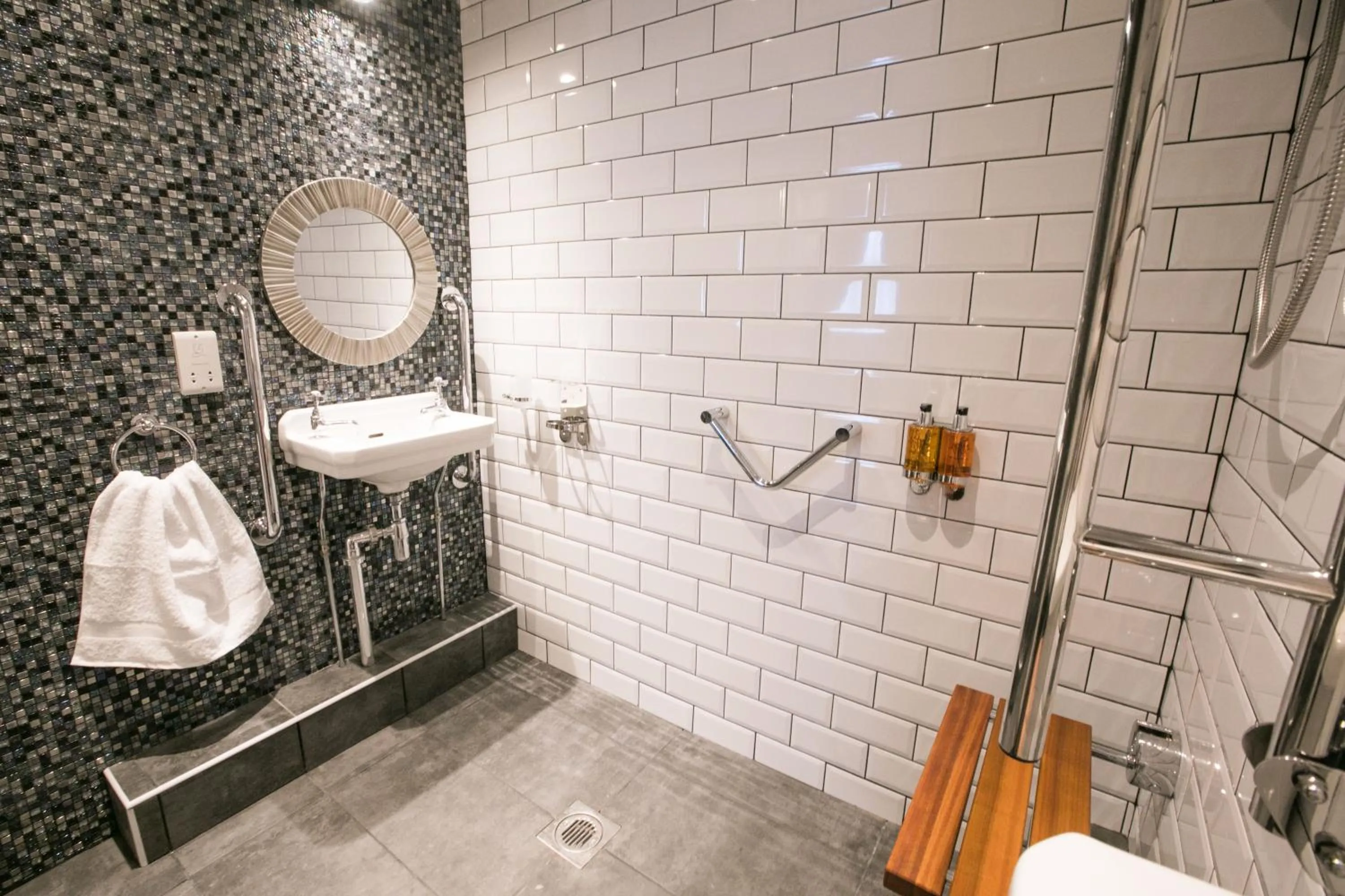 Shower in Apartments at Number 10 The Abbey