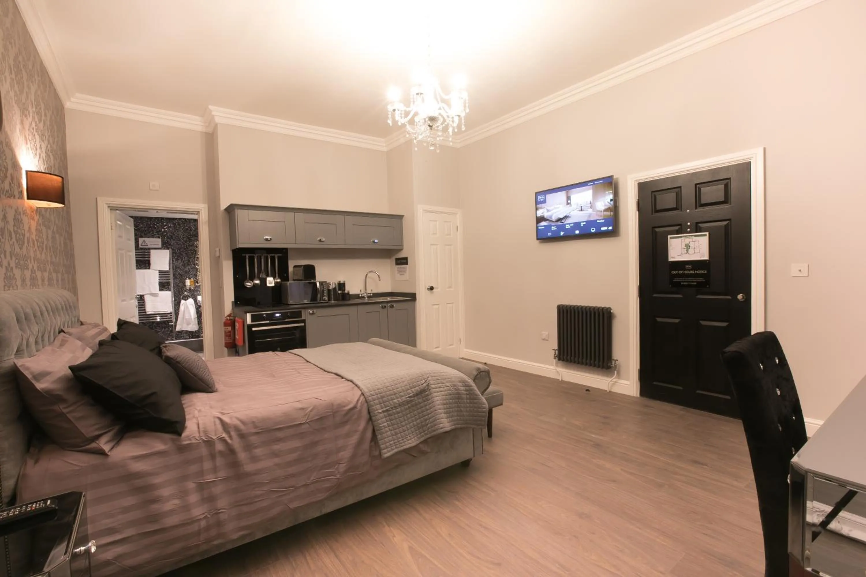 Bed in Apartments at Number 10 The Abbey