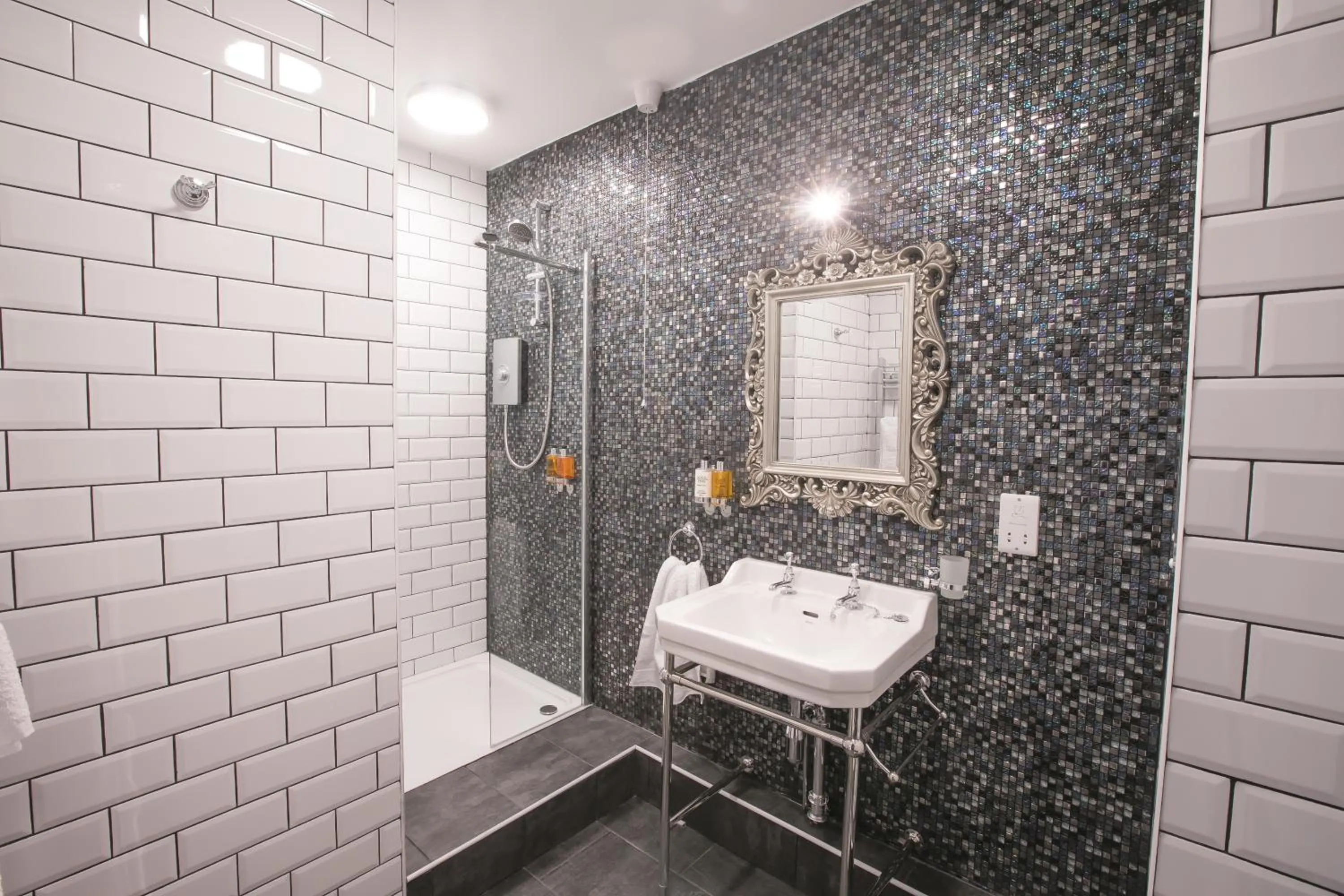 Shower in Apartments at Number 10 The Abbey