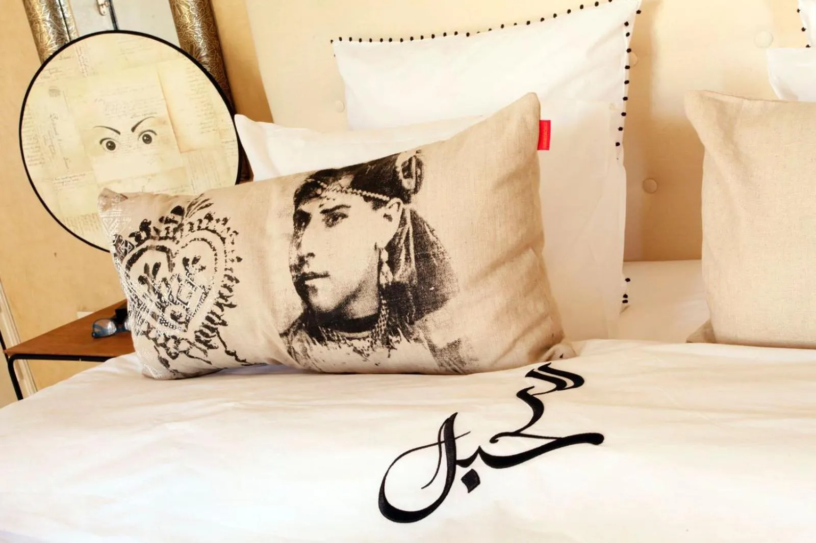 Decorative detail, Bed in Indian Palace