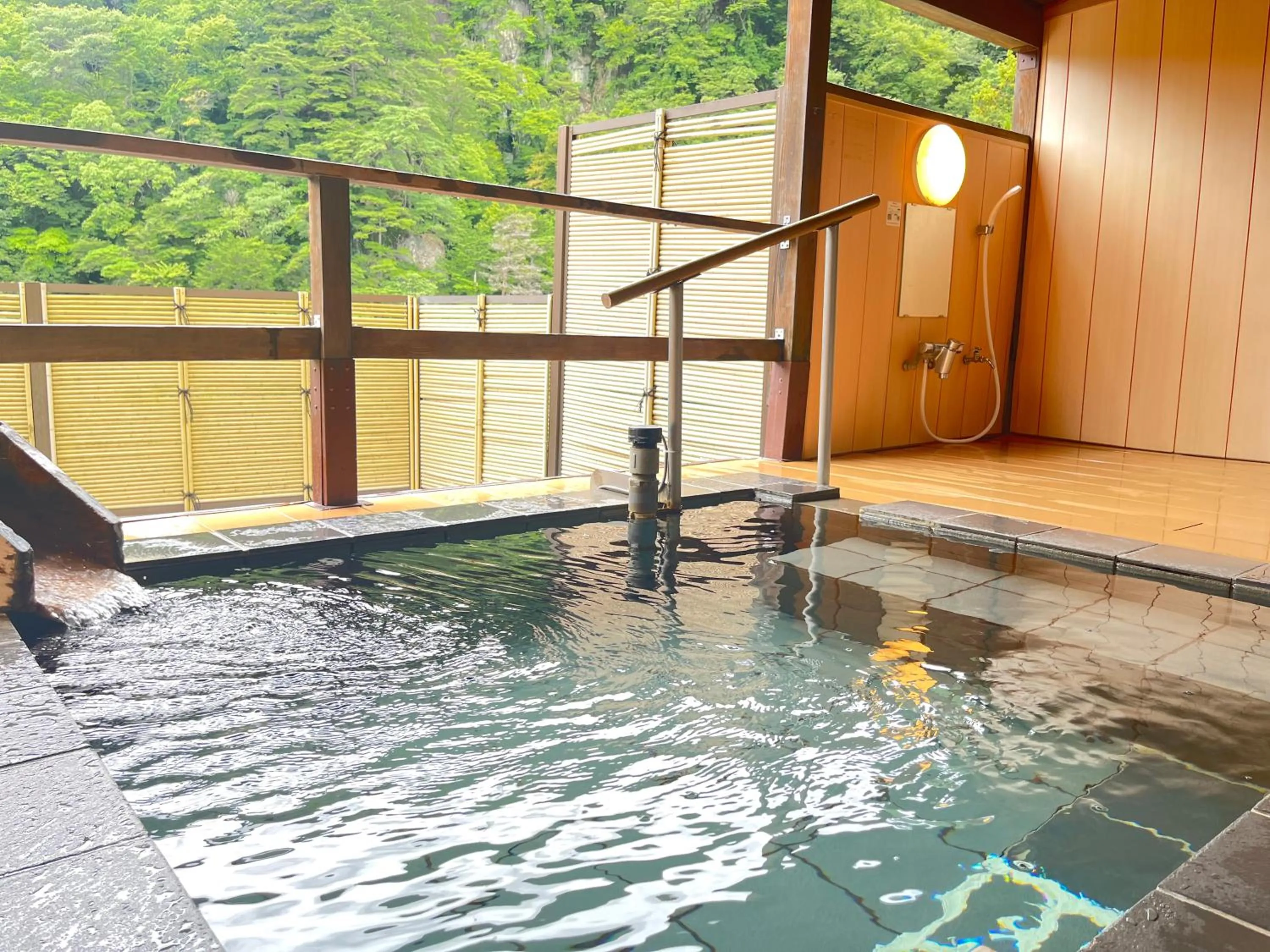 Open Air Bath in Kinugawa Royal Hotel