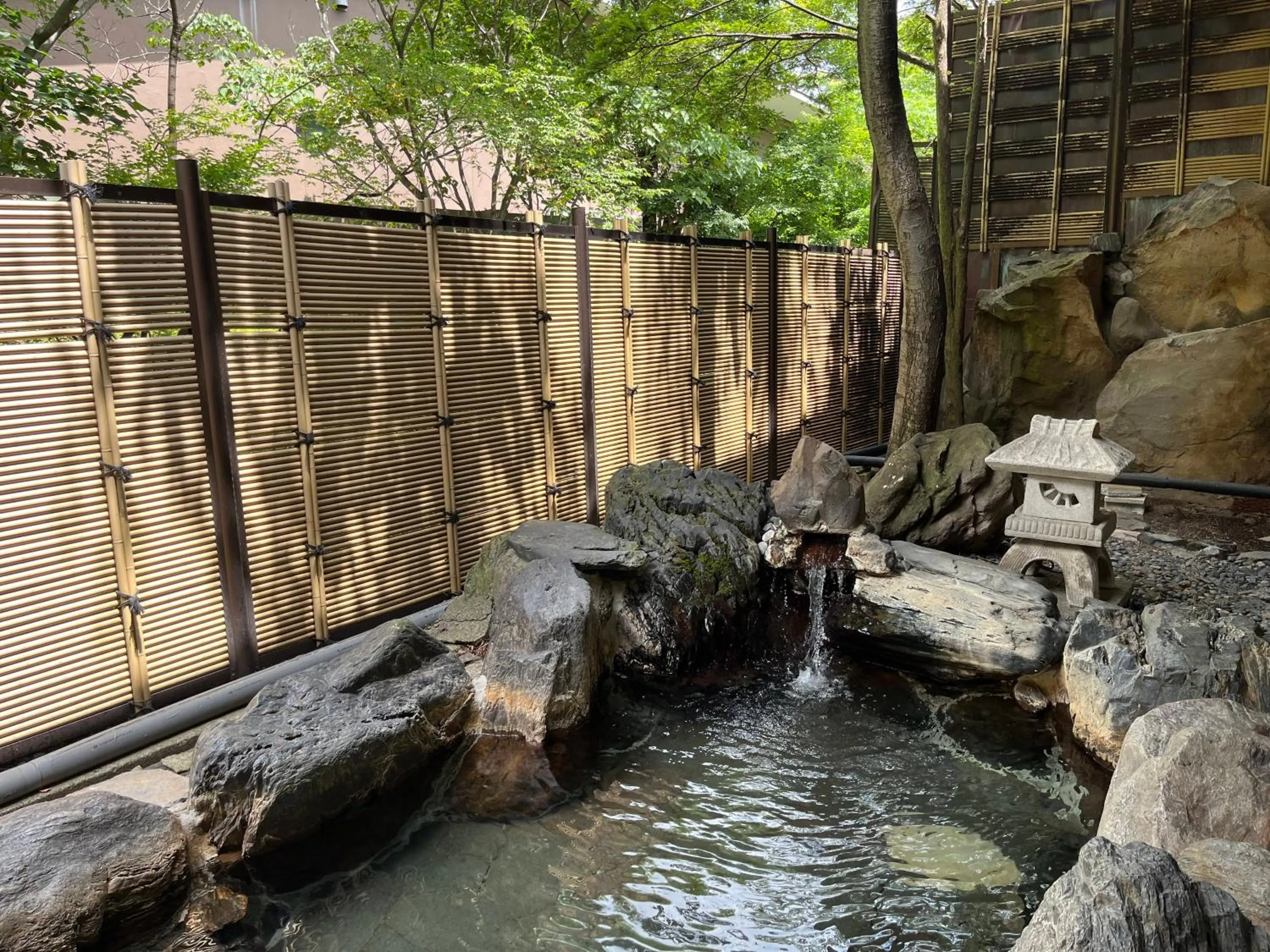 Open Air Bath in Kinugawa Royal Hotel