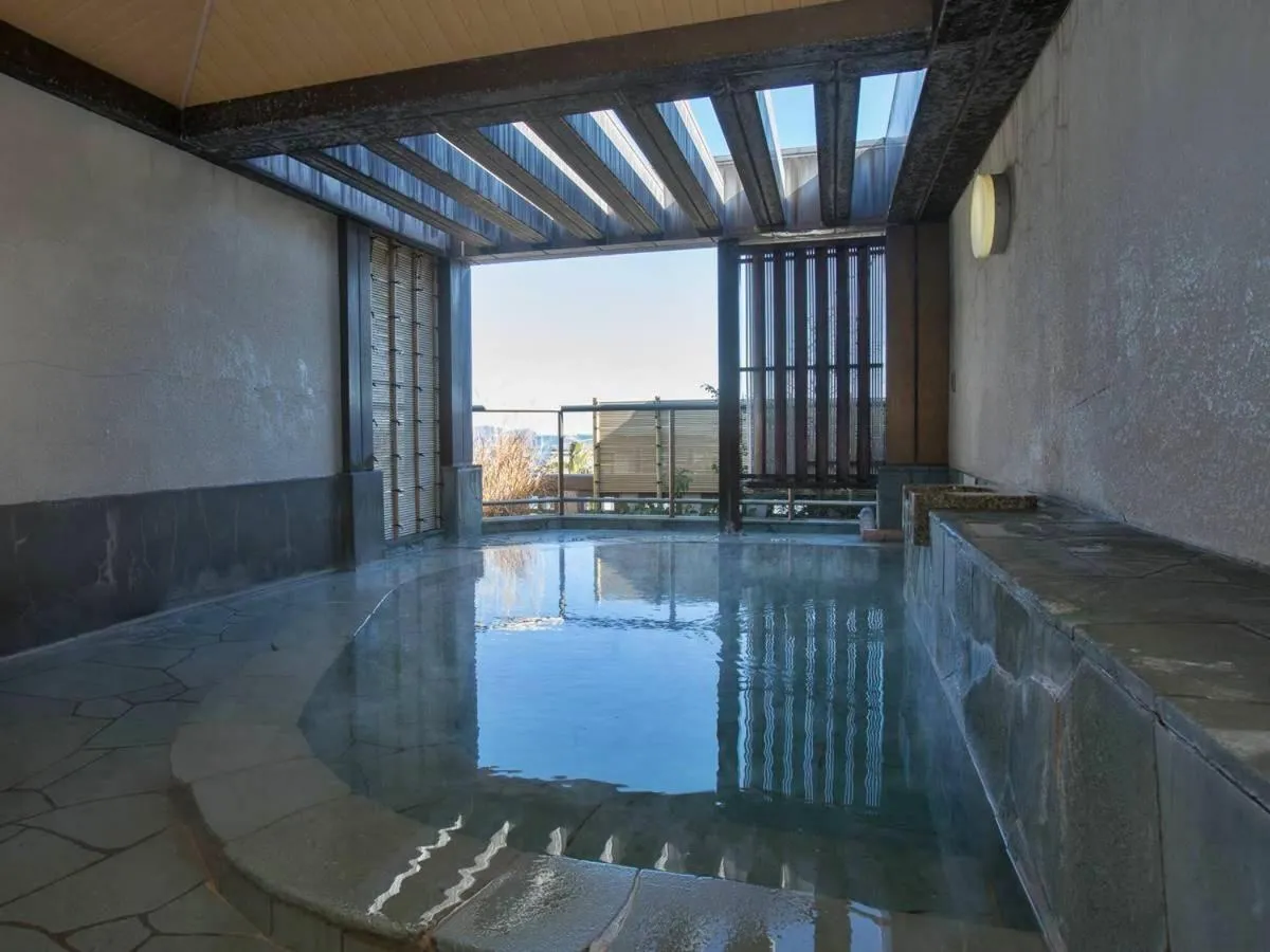 Open Air Bath in Hotel Oonoya
