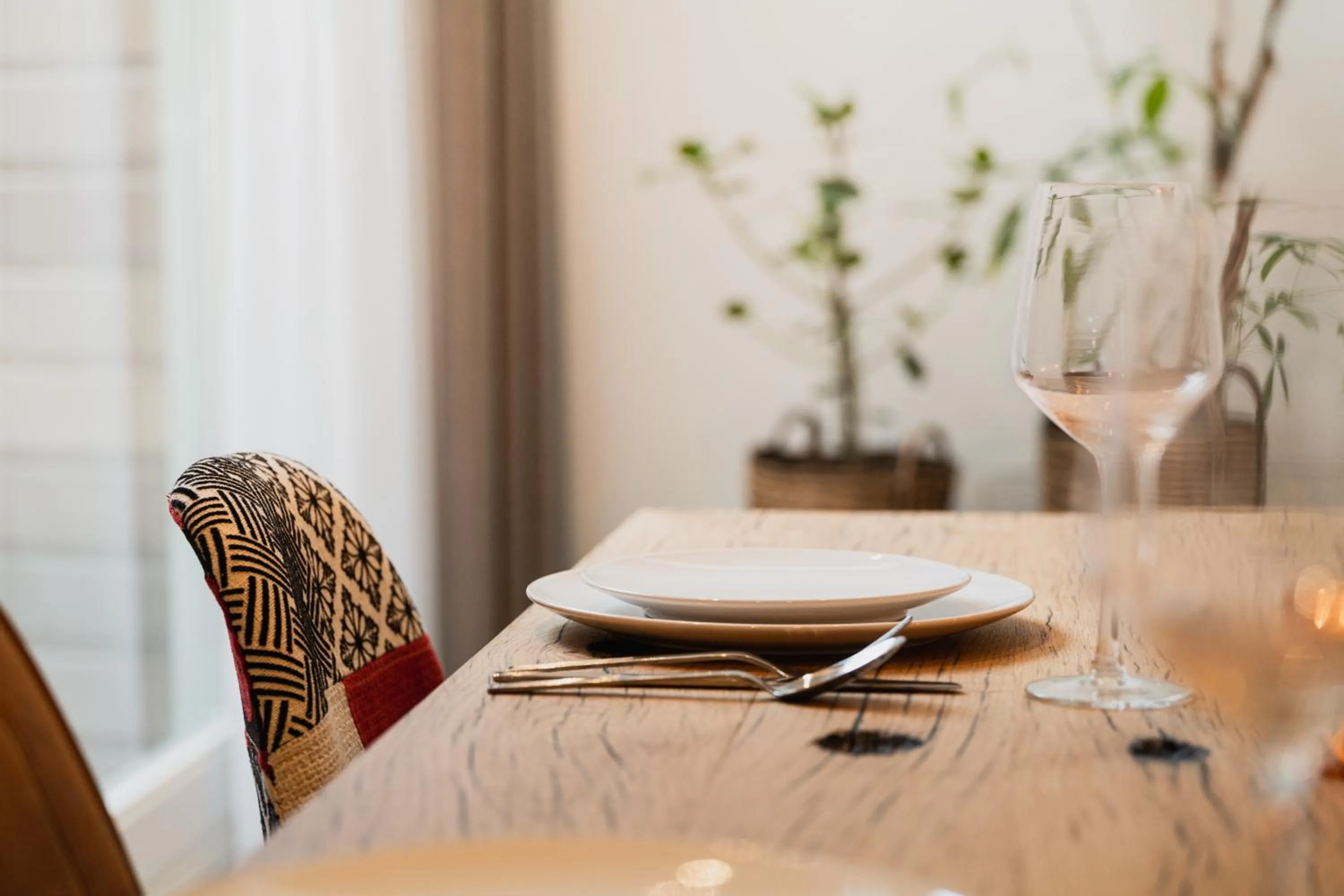 Dining area in Leidse Square 5 star Luxury Apartment