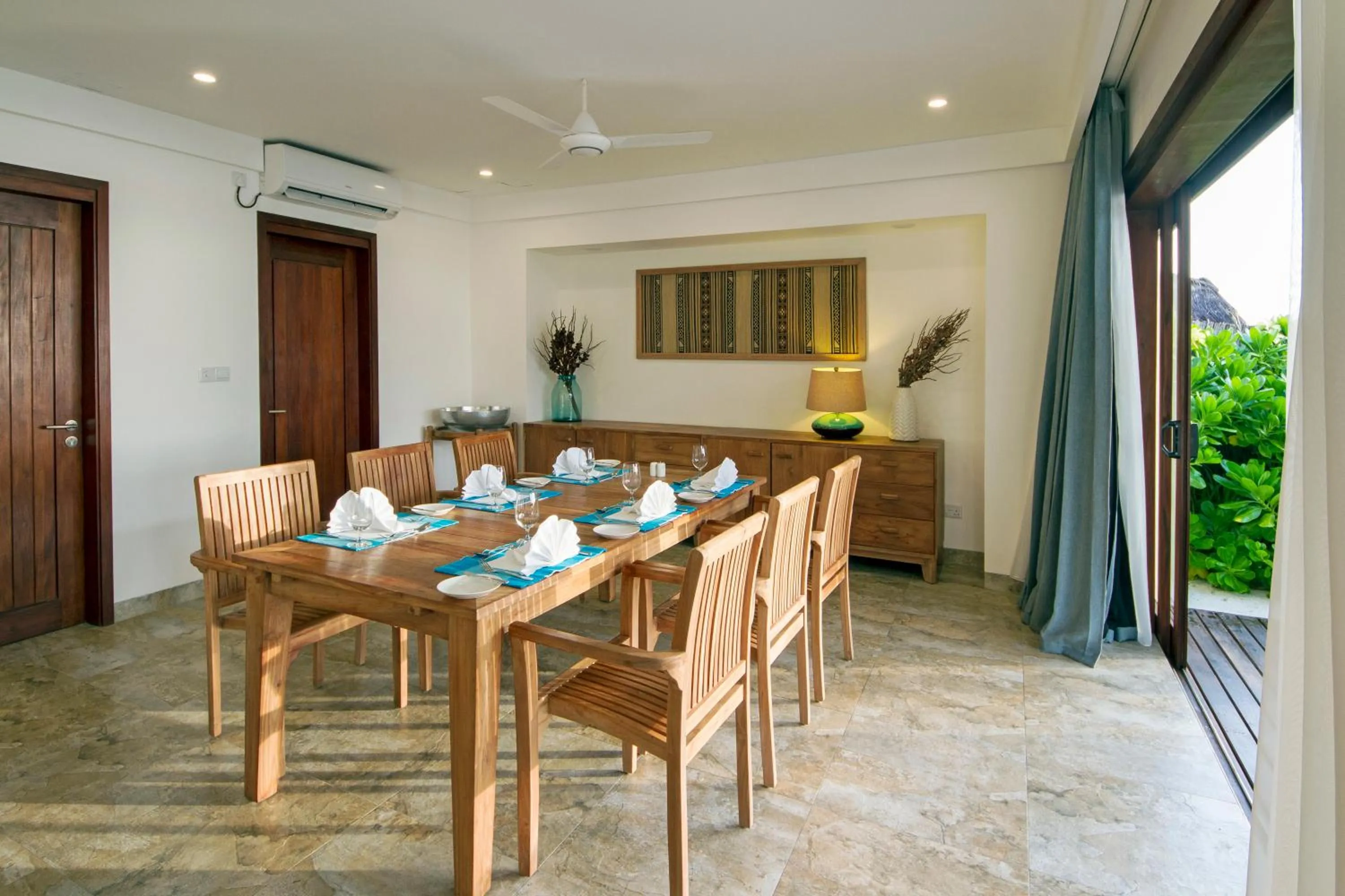 Dining area in Summer Island Maldives