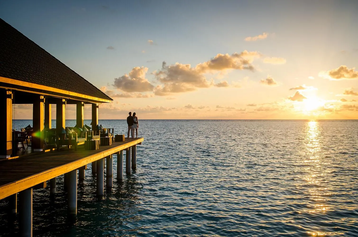 Lounge or bar in Summer Island Maldives