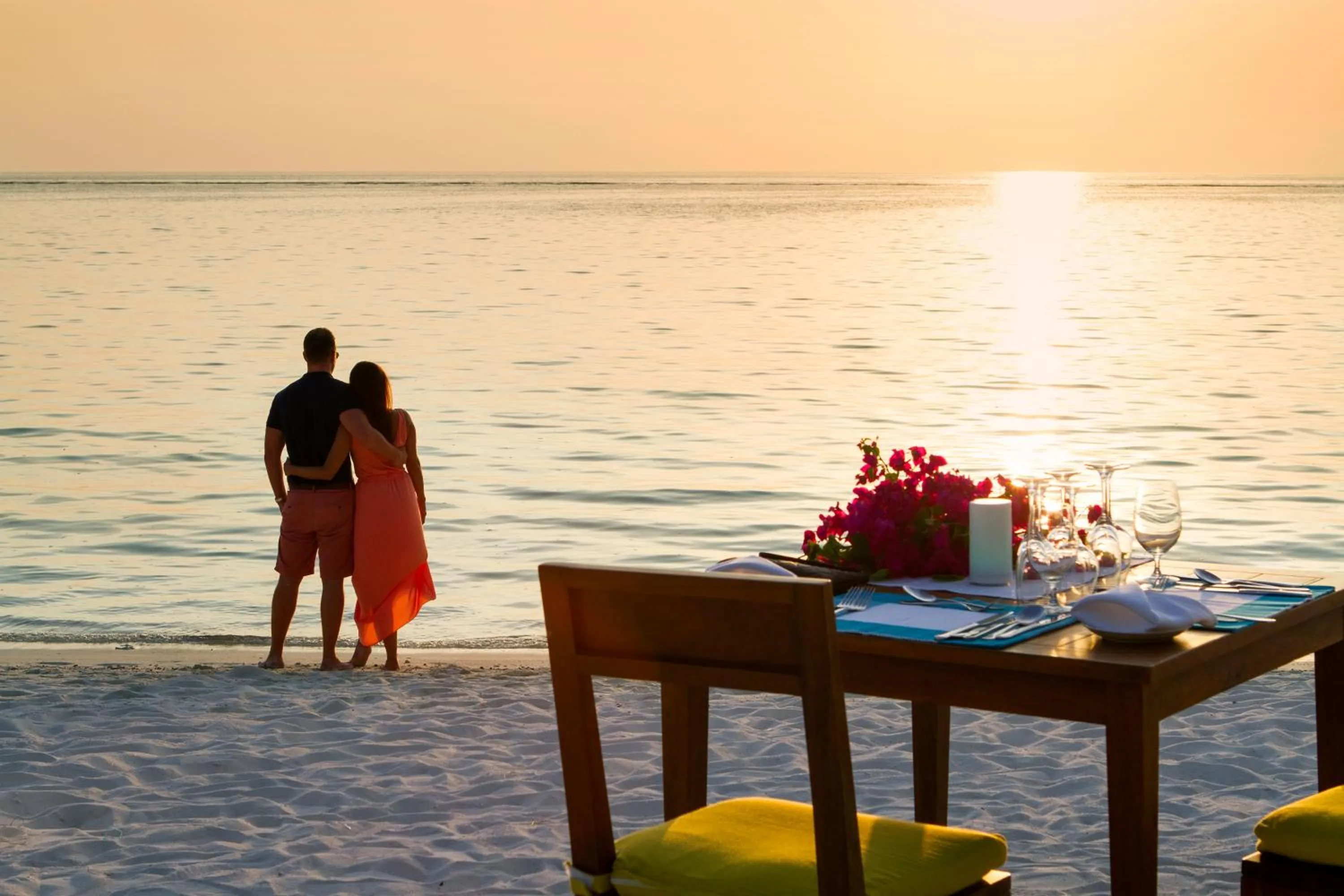 Beach in Summer Island Maldives