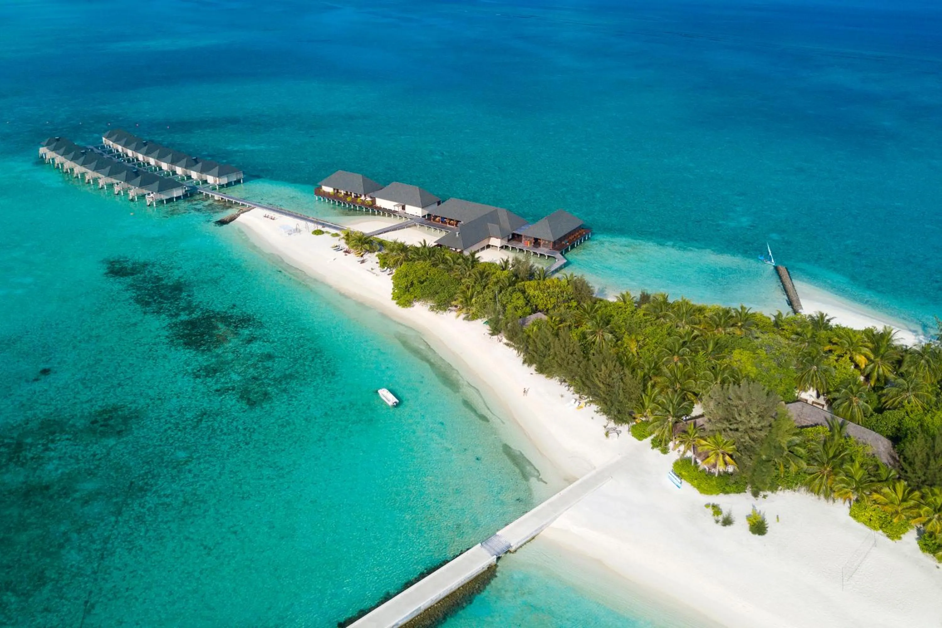 Bird's eye view in Summer Island Maldives