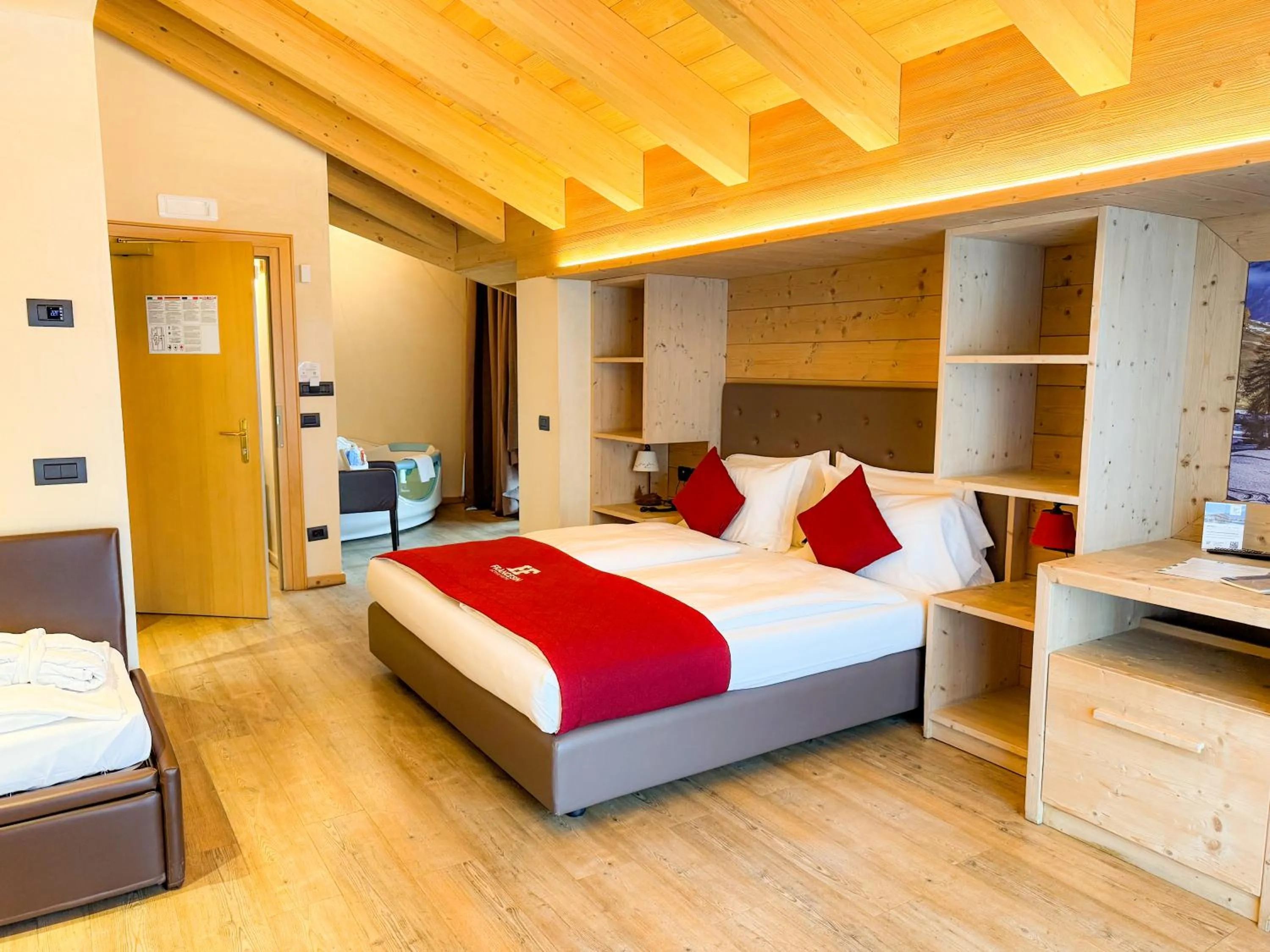 Bed in Francesin Active Hotel