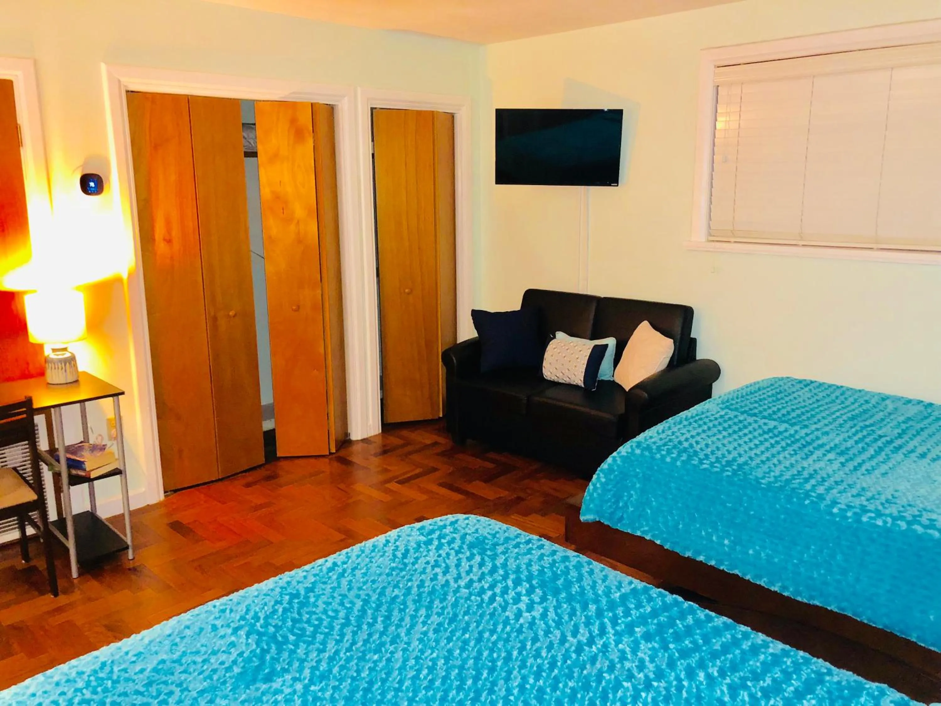 Bedroom, Bed in Blue House Miami