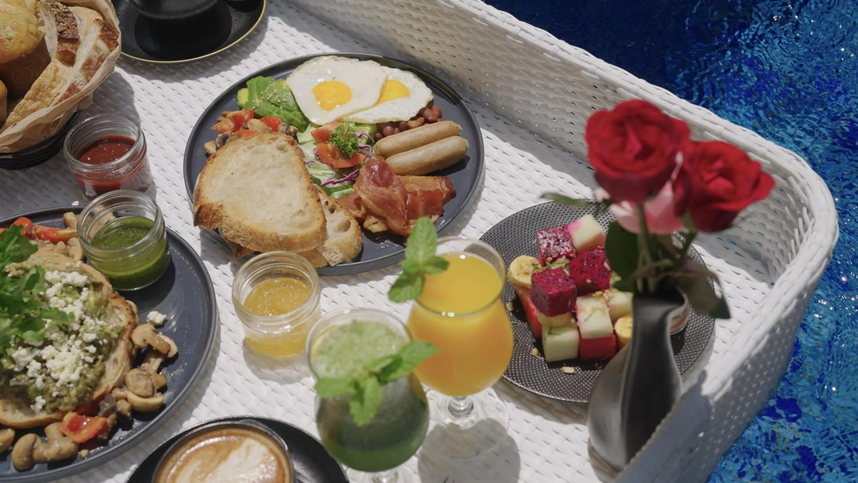 Breakfast in The Vira Bali Boutique Hotel & Suite