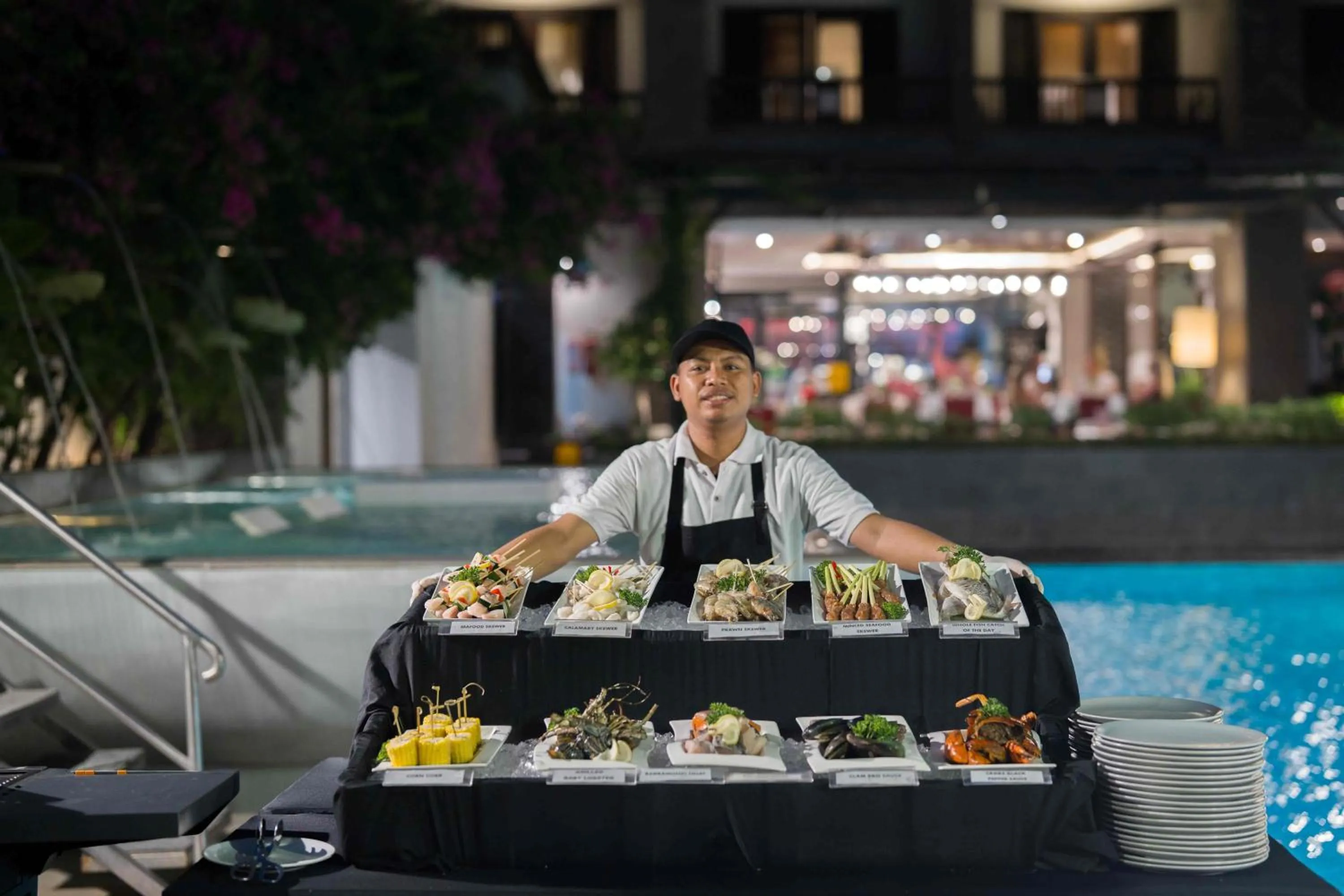 Pool view in The Vira Bali Boutique Hotel & Suite