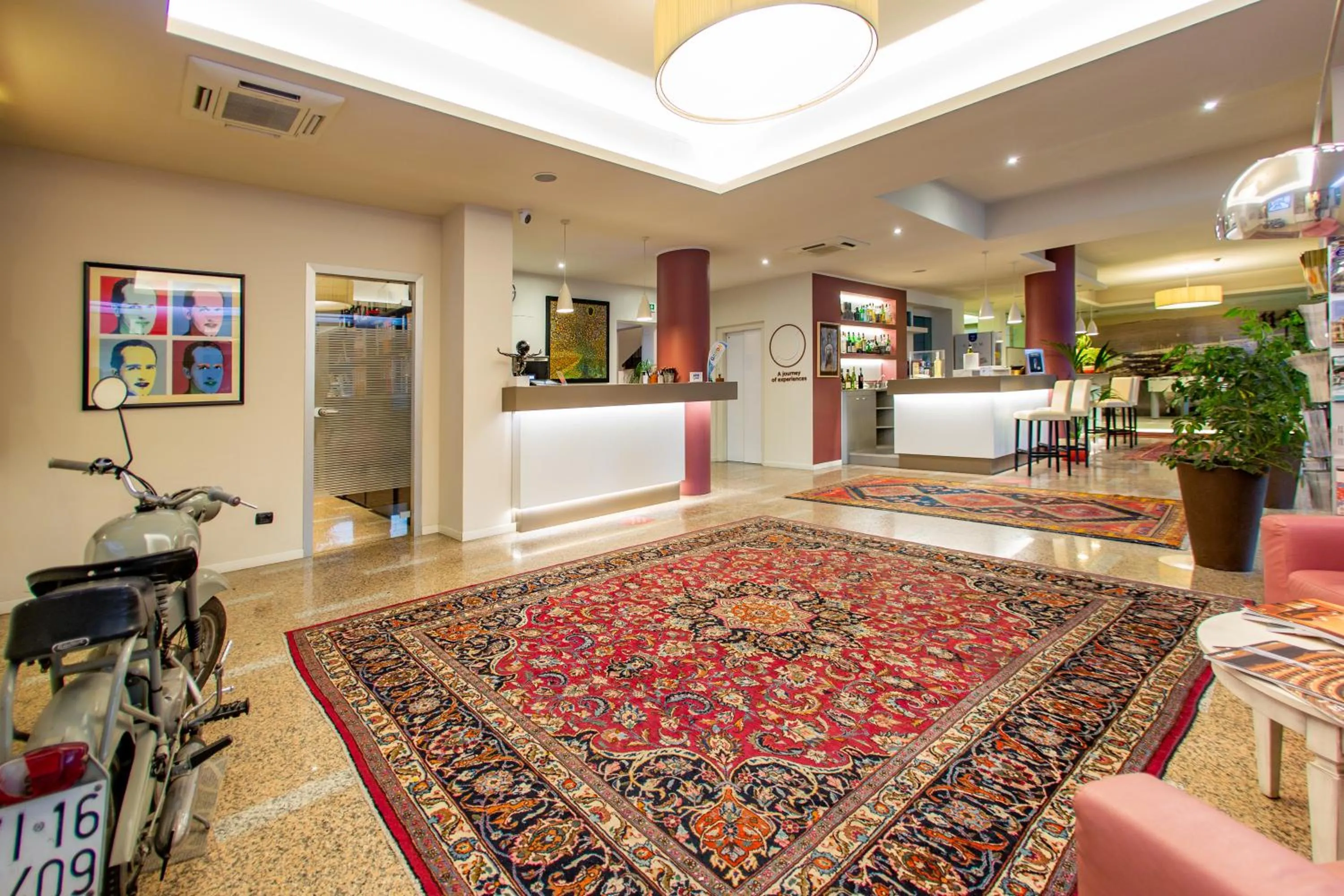 Lobby or reception in Hotel Bonotto